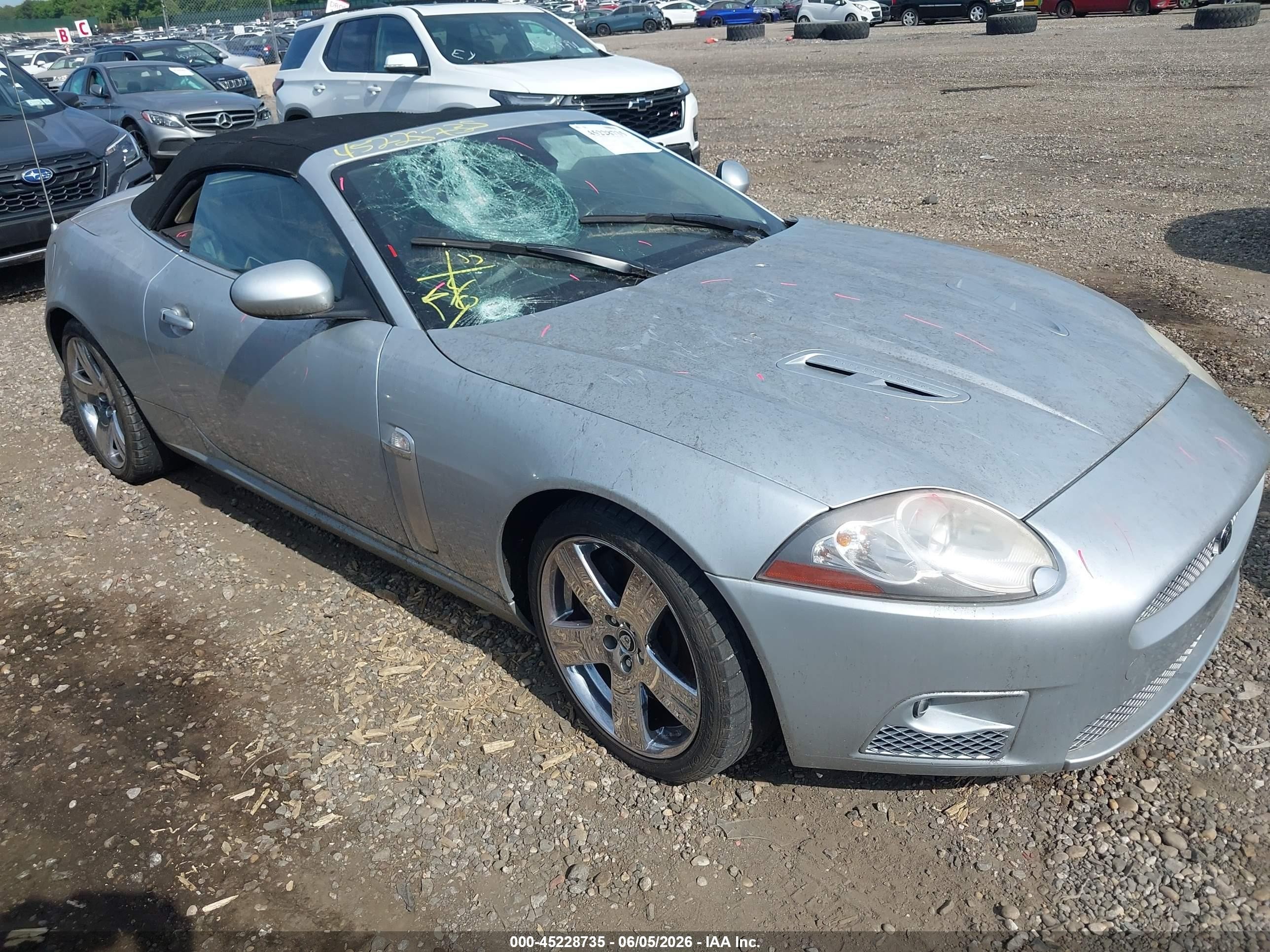2007 Jaguar Xkr   Silver vin: SAJWA44CX79B15573