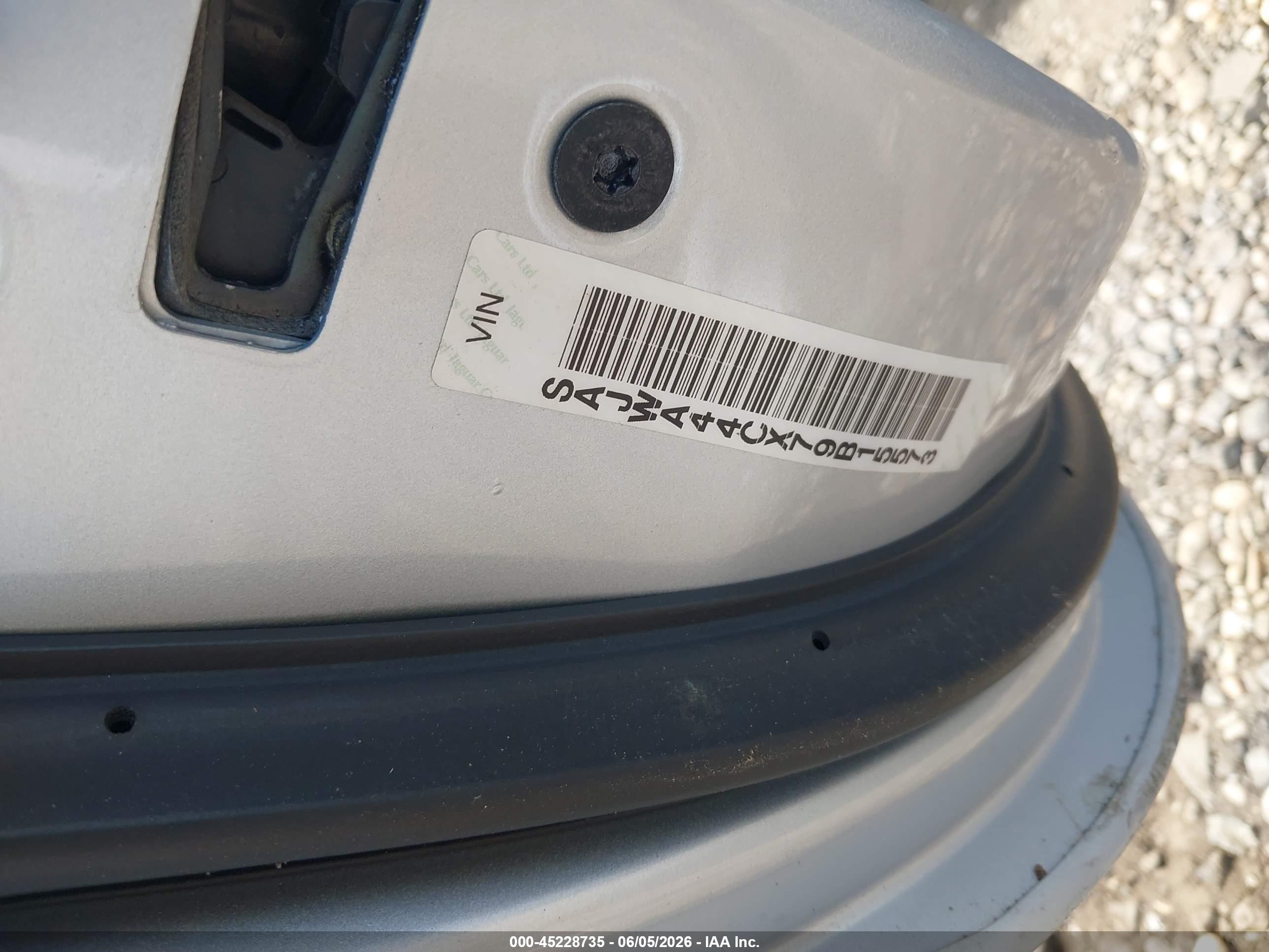 2007 Jaguar Xkr   Silver vin: SAJWA44CX79B15573