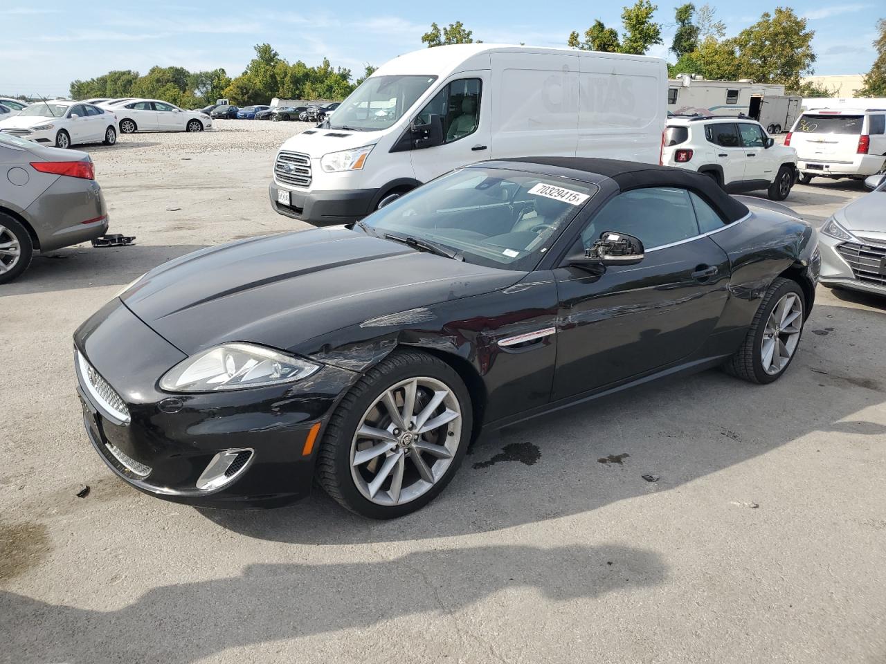 2014 Jaguar Xk Black vin: SAJWA4EB2ELB52641