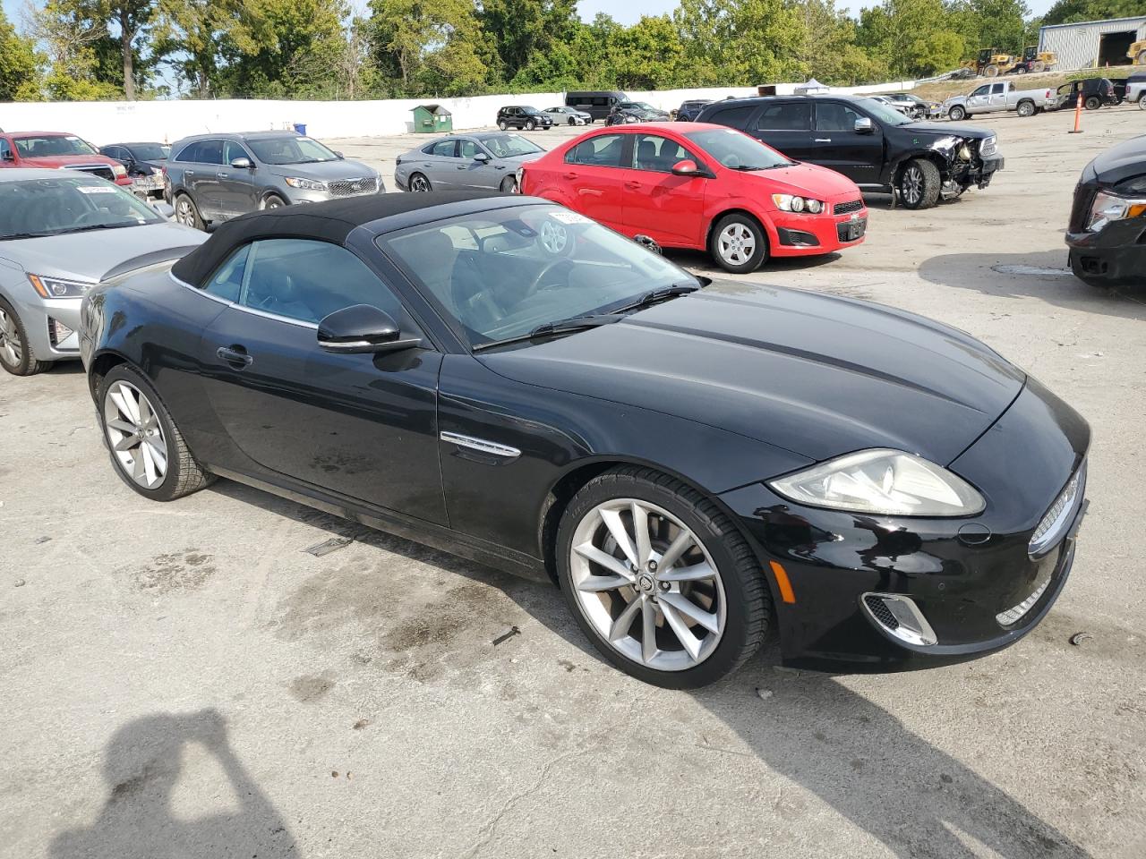 2014 Jaguar Xk Black vin: SAJWA4EB2ELB52641