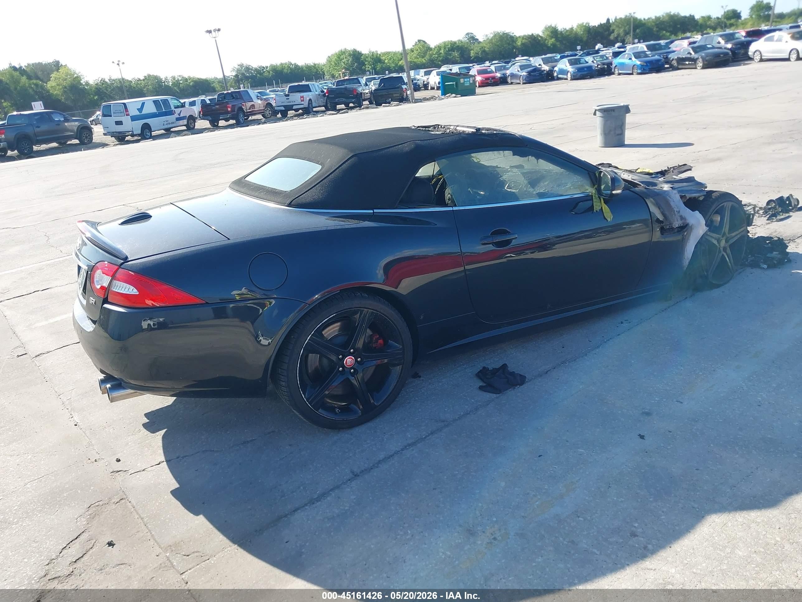 2012 Jaguar Xk Xkr Black vin: SAJWA4EC1CMB45535