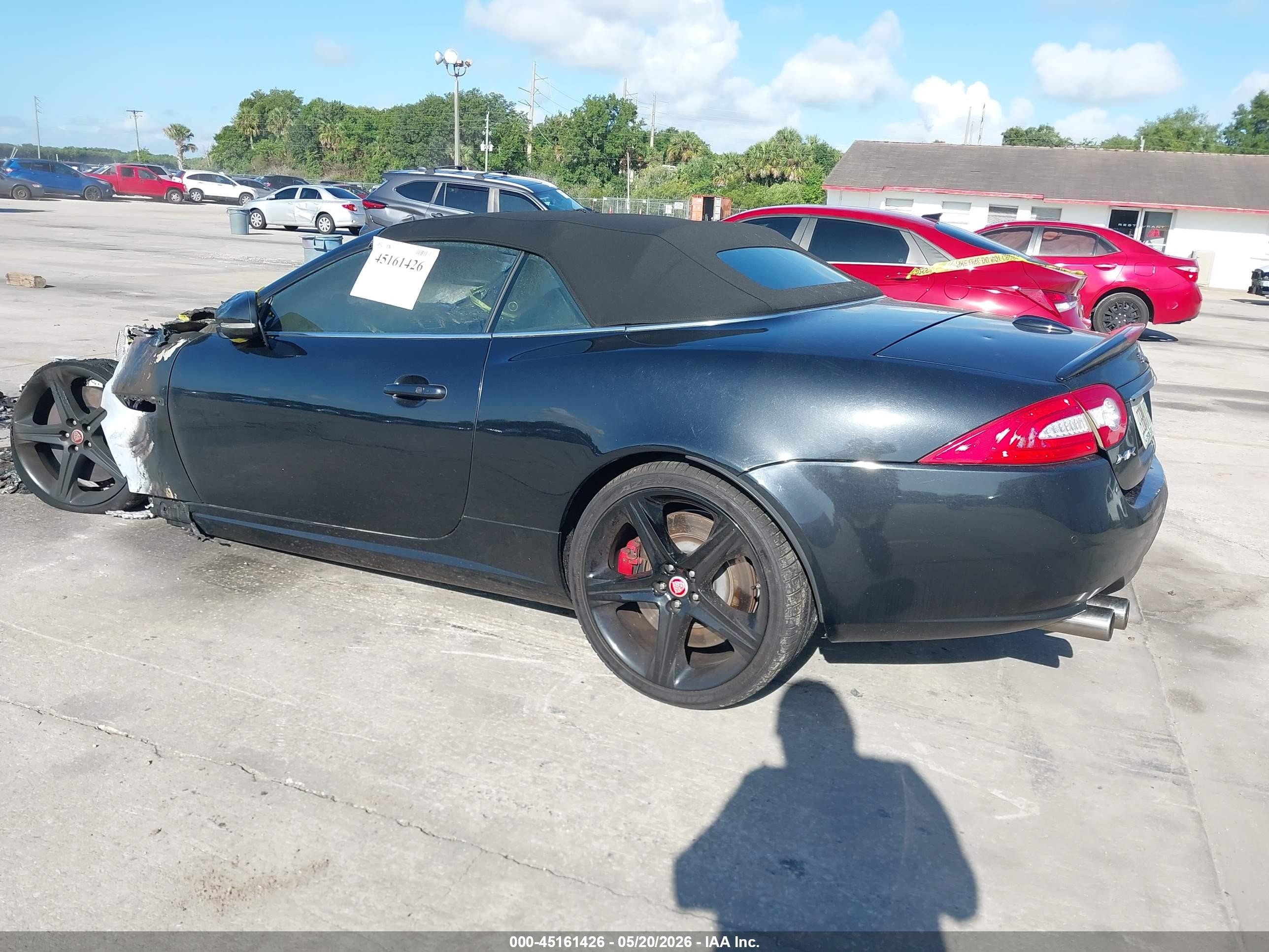 2012 Jaguar Xk Xkr Black vin: SAJWA4EC1CMB45535