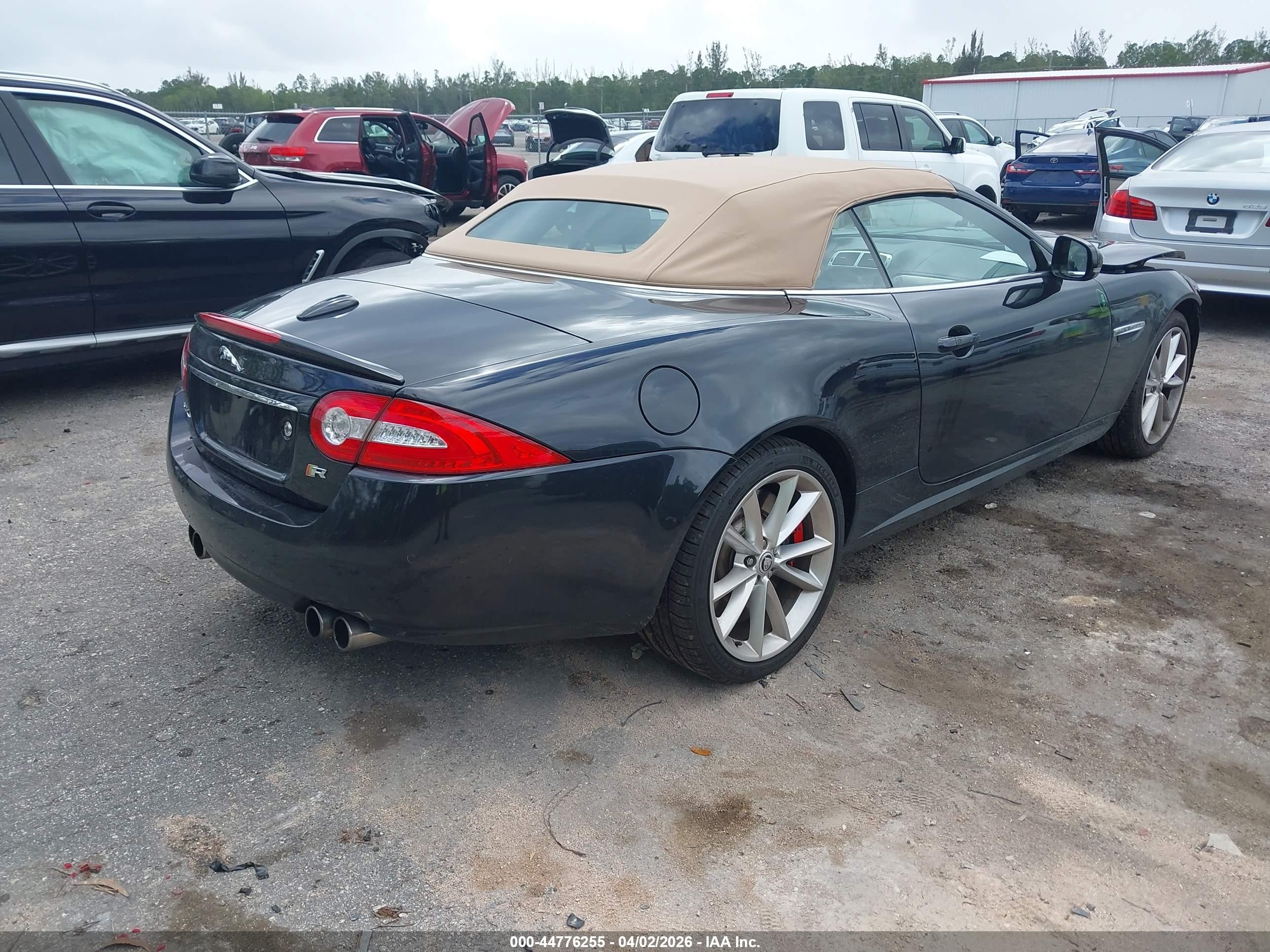 2012 Jaguar Xk Xkr Black vin: SAJWA4EC1CMB46832