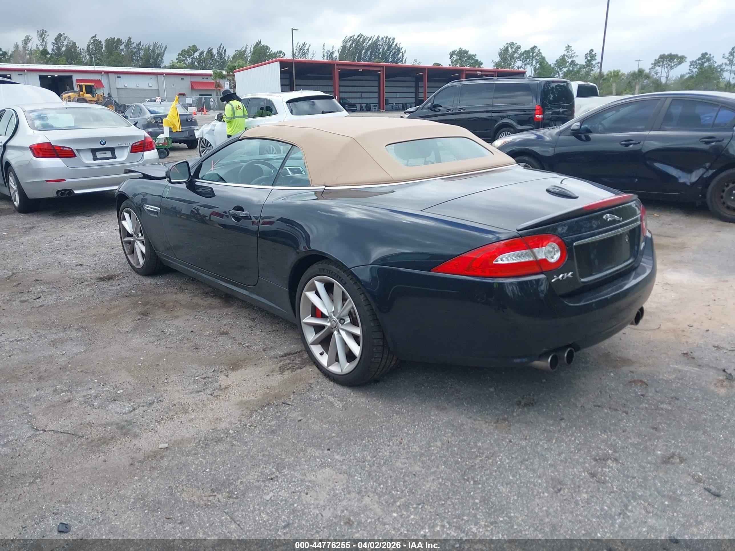 2012 Jaguar Xk Xkr Black vin: SAJWA4EC1CMB46832