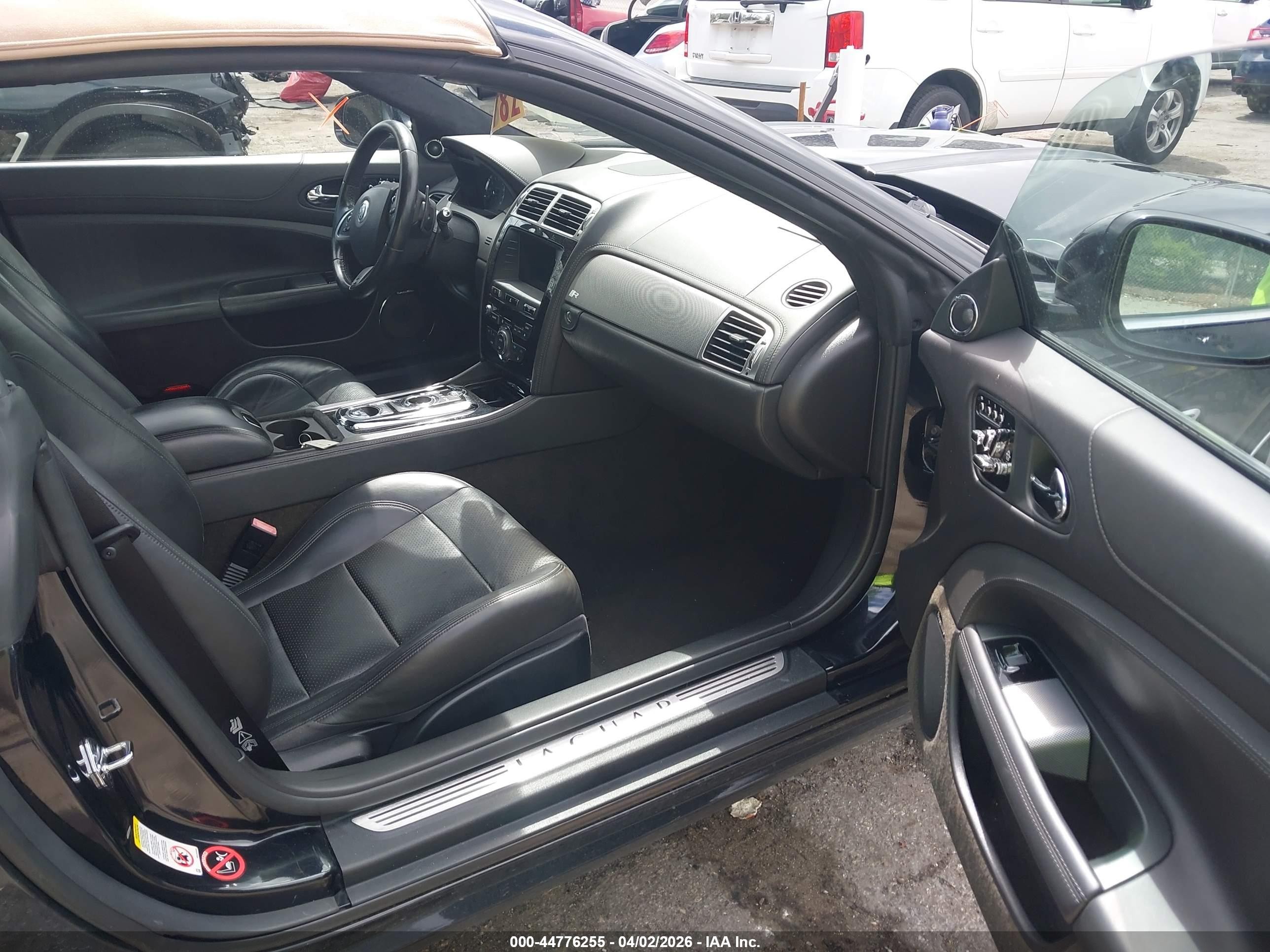 2012 Jaguar Xk Xkr Black vin: SAJWA4EC1CMB46832