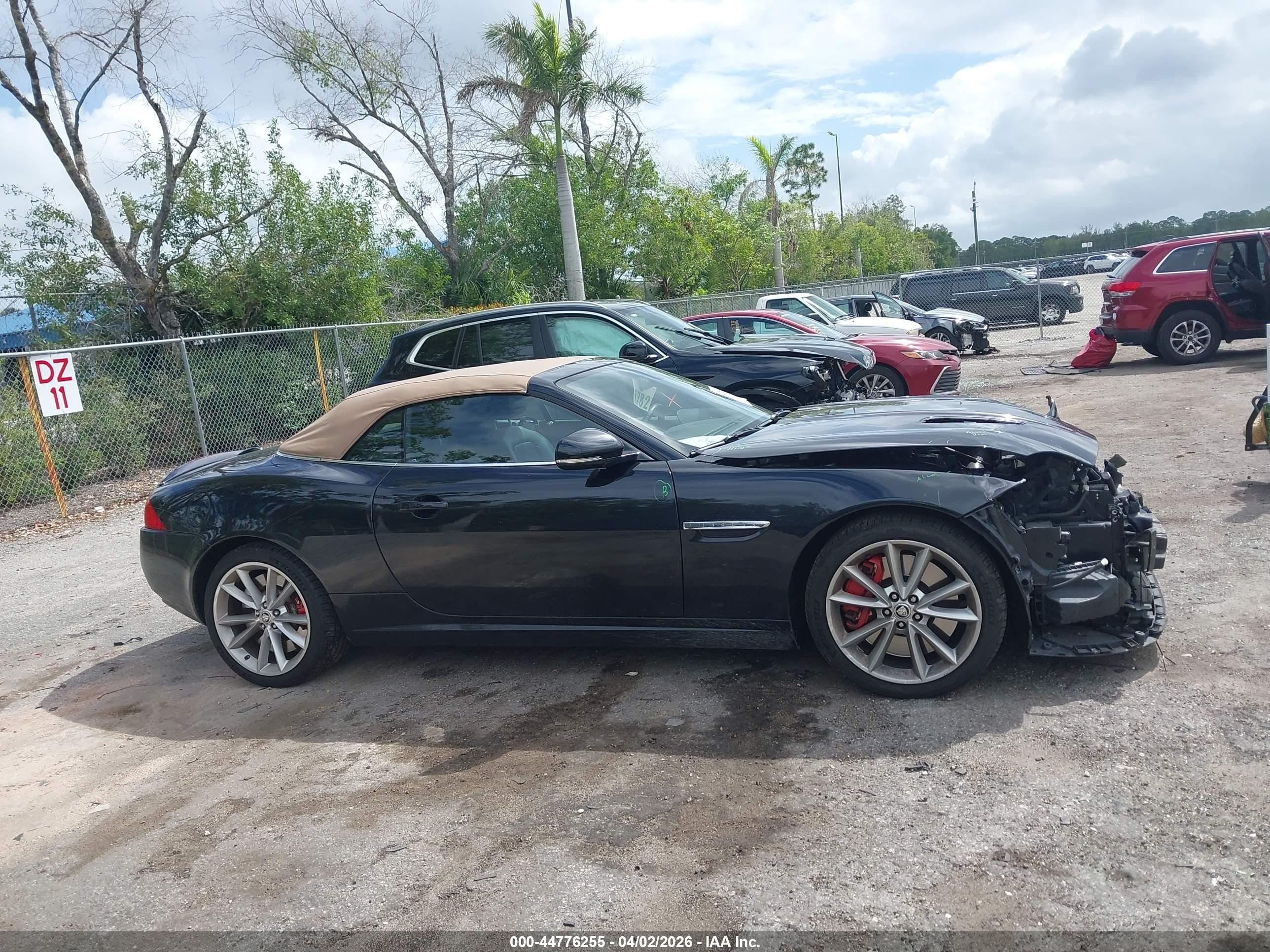 2012 Jaguar Xk Xkr Black vin: SAJWA4EC1CMB46832