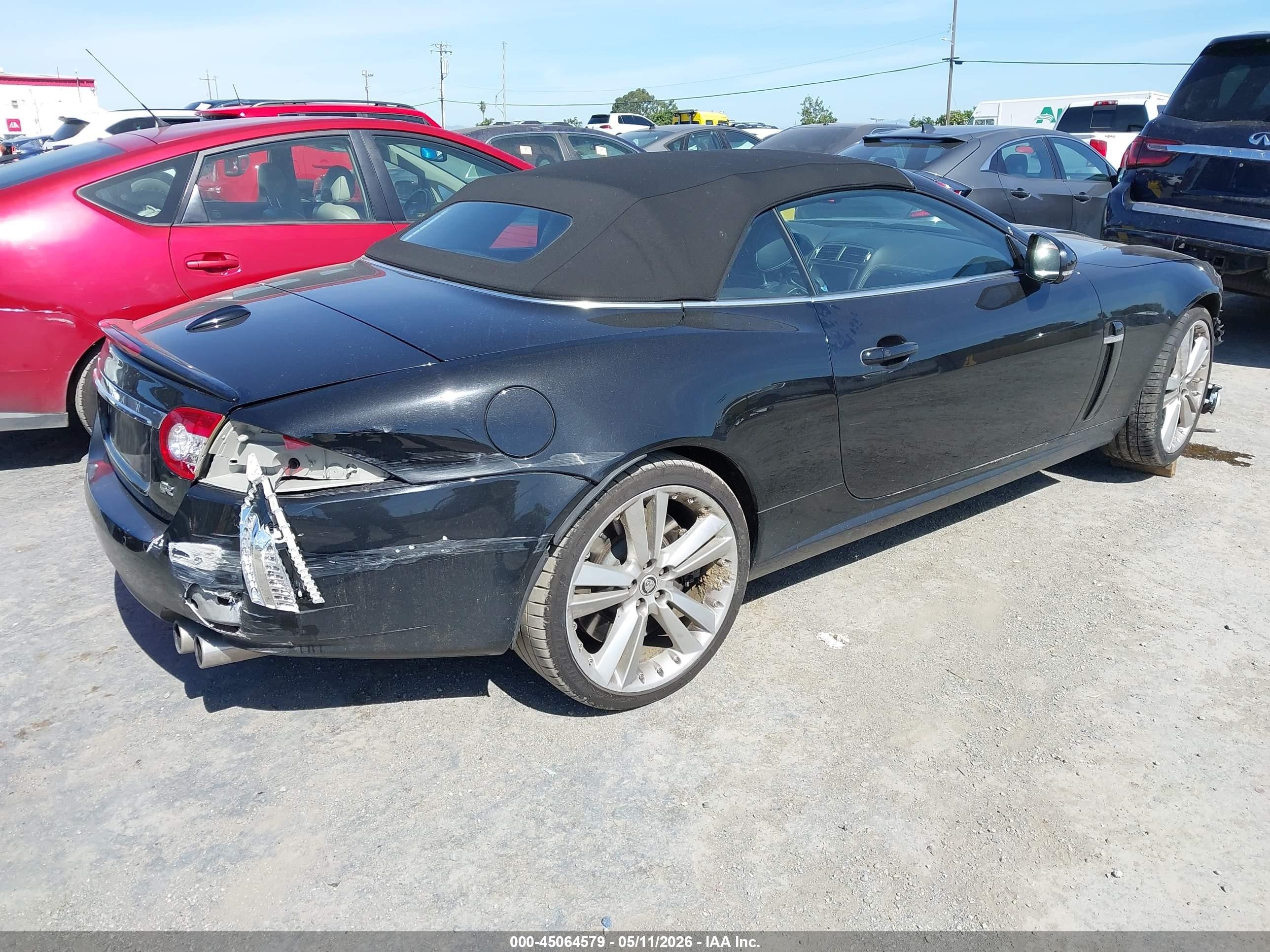 2011 Jaguar Xk Xkr Black vin: SAJWA4EC6BMB42256
