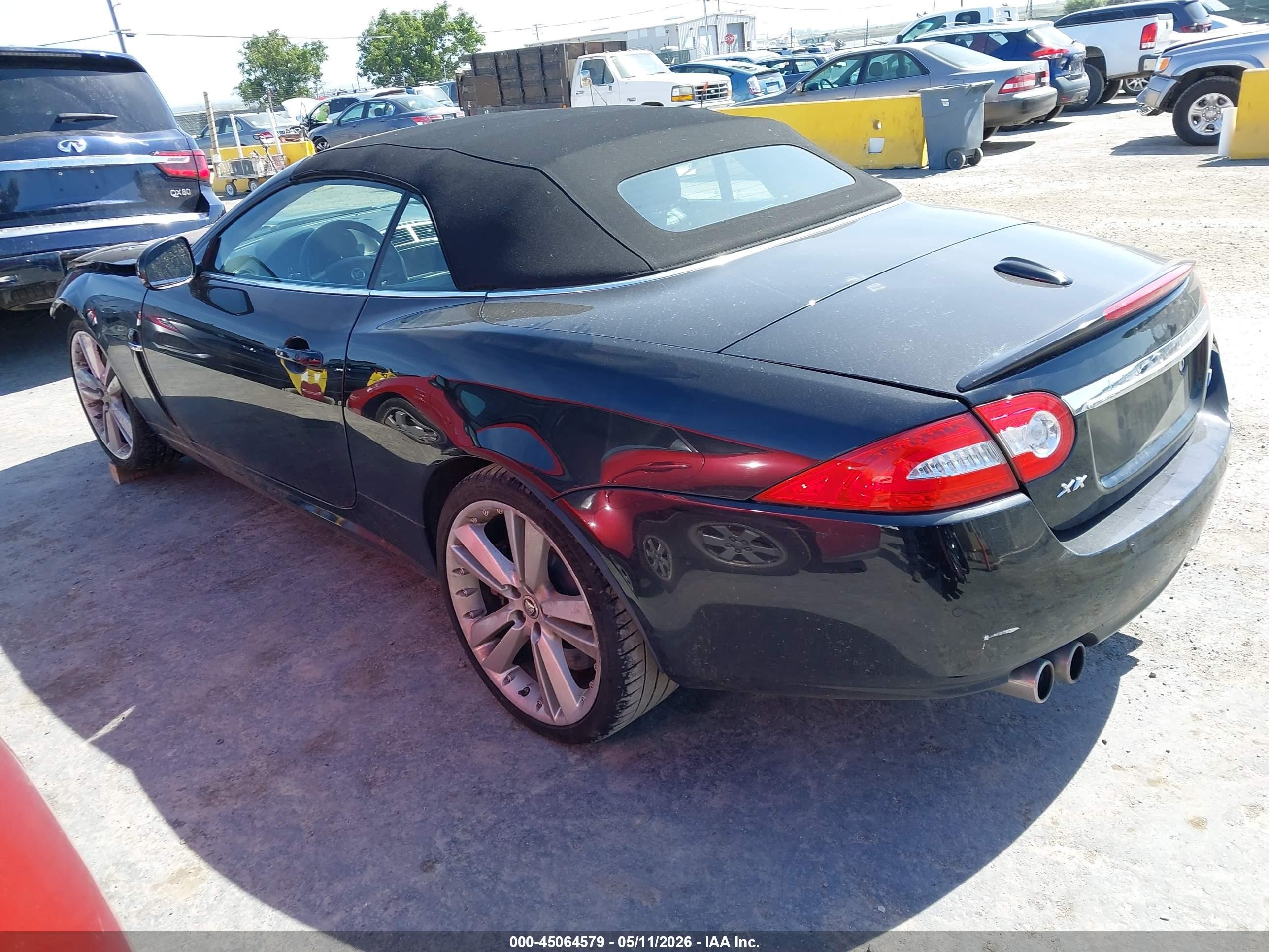 2011 Jaguar Xk Xkr Black vin: SAJWA4EC6BMB42256
