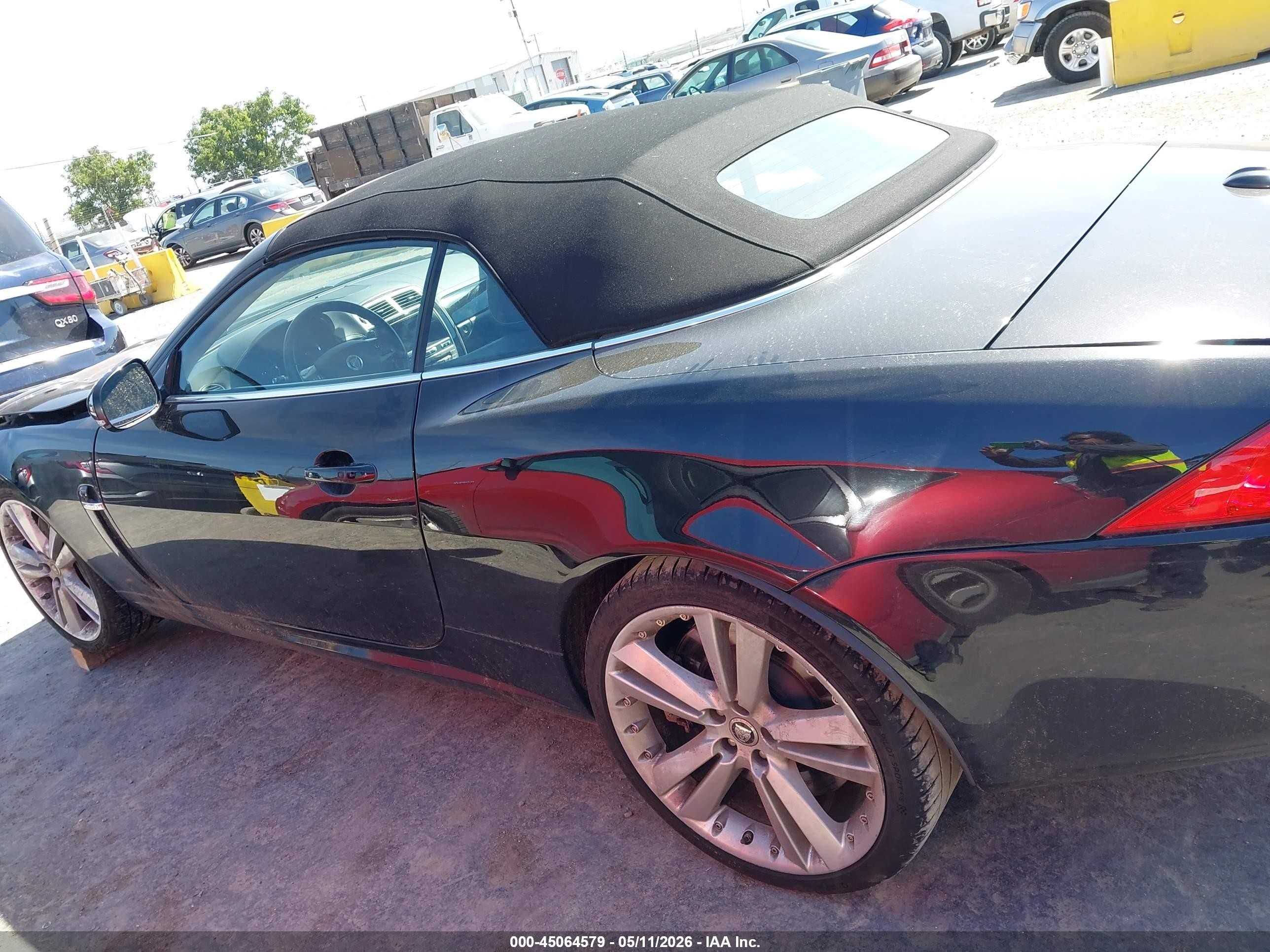 2011 Jaguar Xk Xkr Black vin: SAJWA4EC6BMB42256