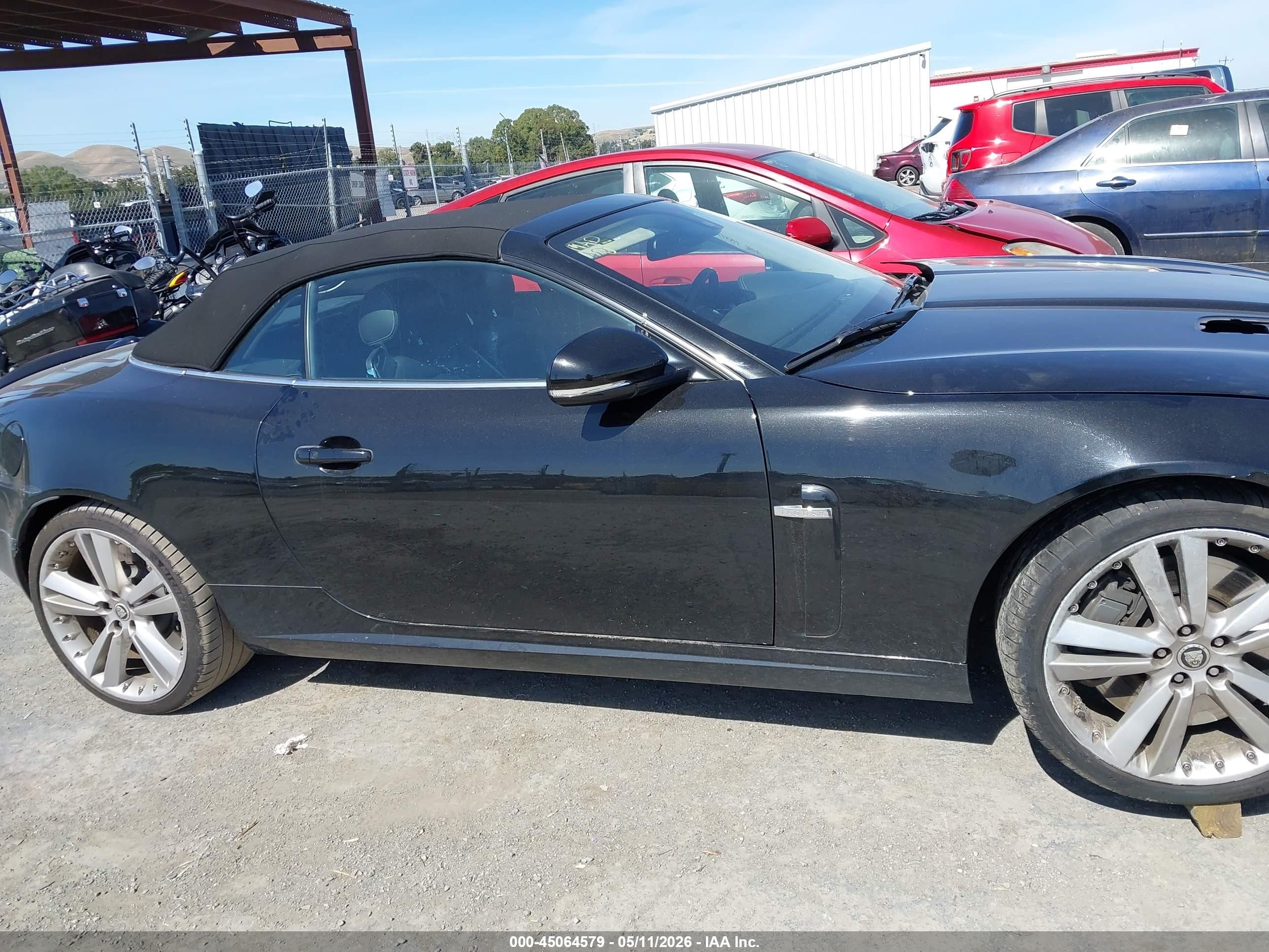 2011 Jaguar Xk Xkr Black vin: SAJWA4EC6BMB42256
