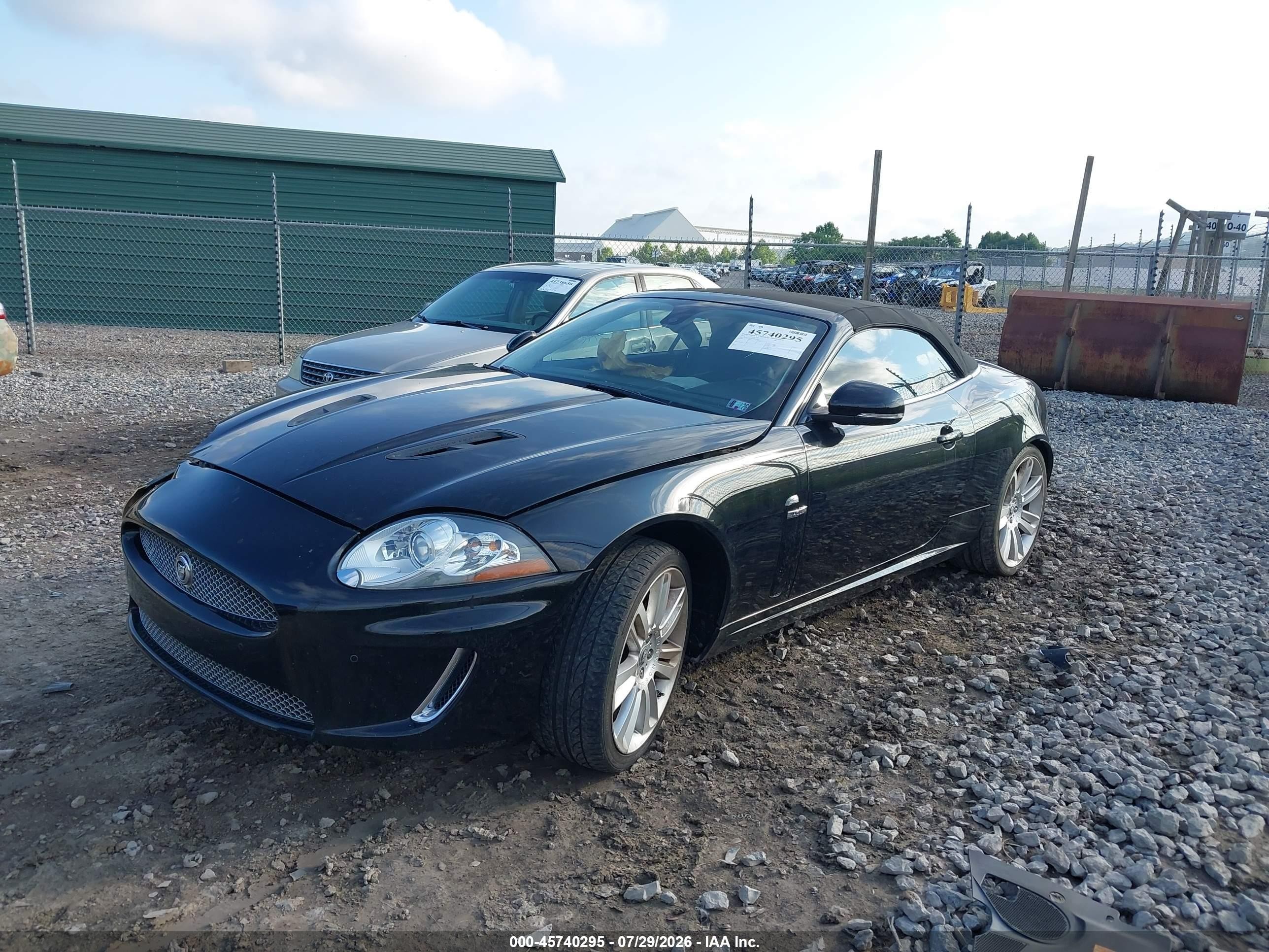 2010 Jaguar Xk Xkr Black vin: SAJWA4EC8AMB35565