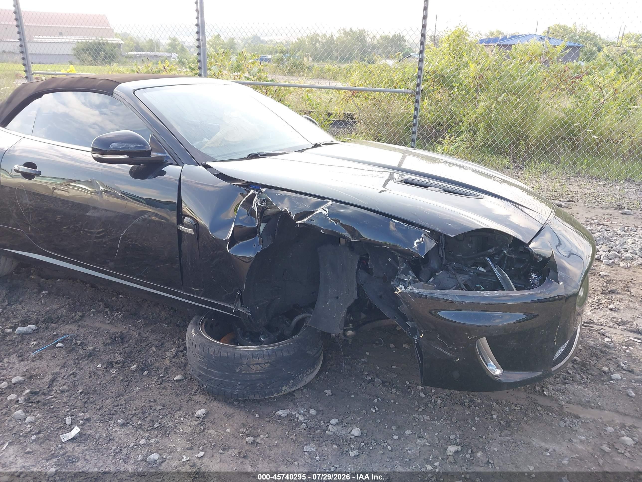 2010 Jaguar Xk Xkr Black vin: SAJWA4EC8AMB35565