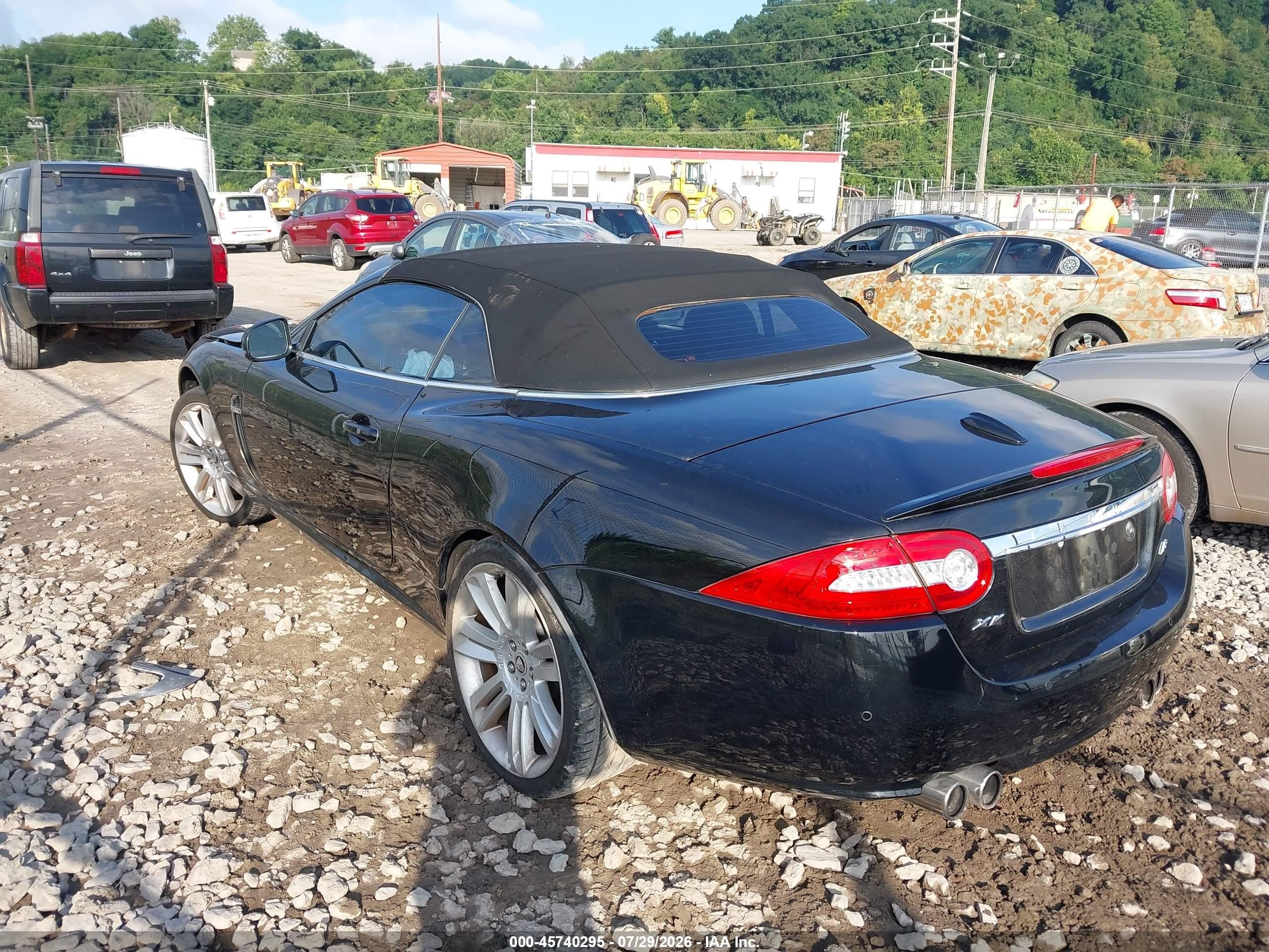 2010 Jaguar Xk Xkr Black vin: SAJWA4EC8AMB35565