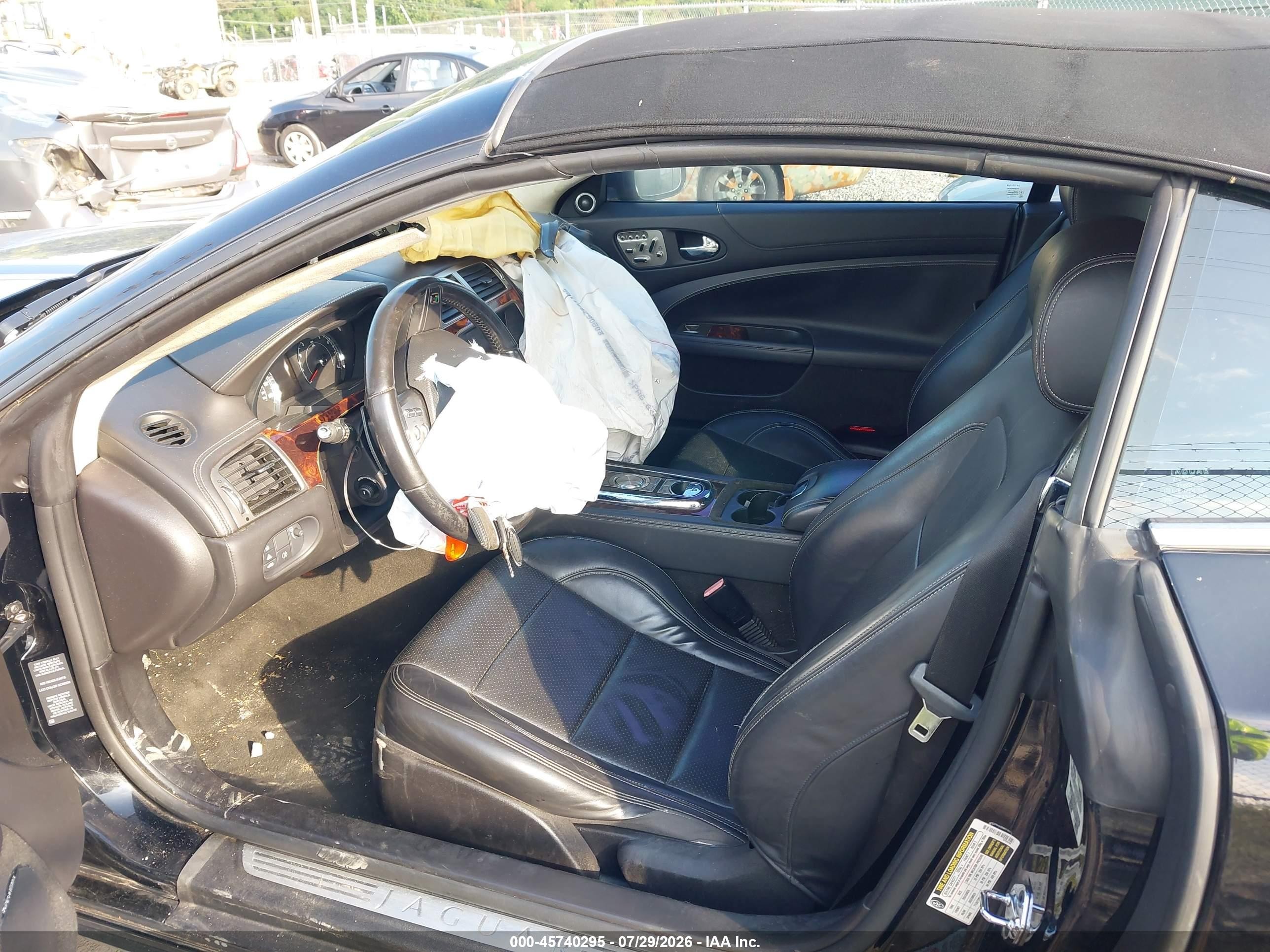 2010 Jaguar Xk Xkr Black vin: SAJWA4EC8AMB35565