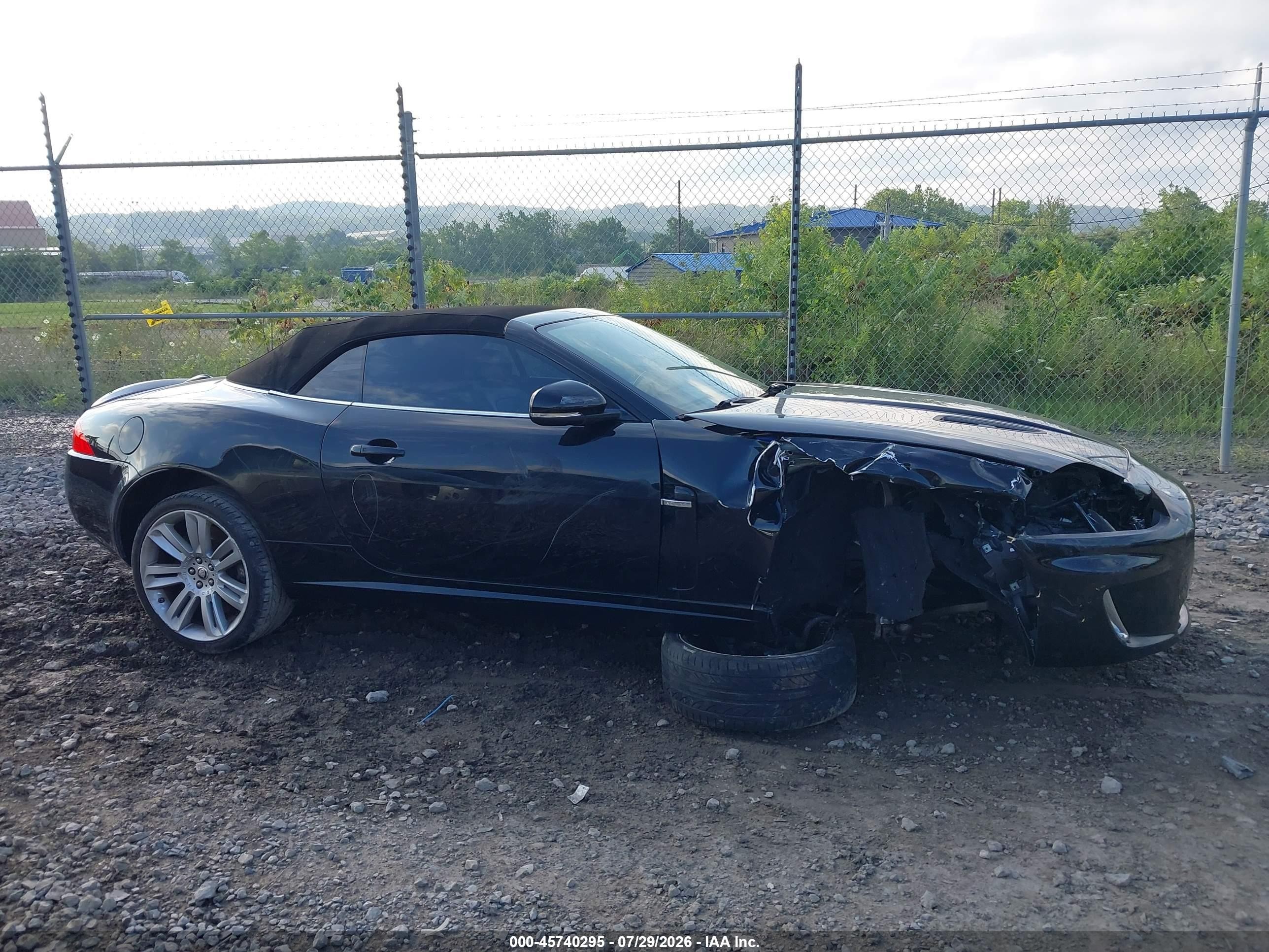 2010 Jaguar Xk Xkr Black vin: SAJWA4EC8AMB35565
