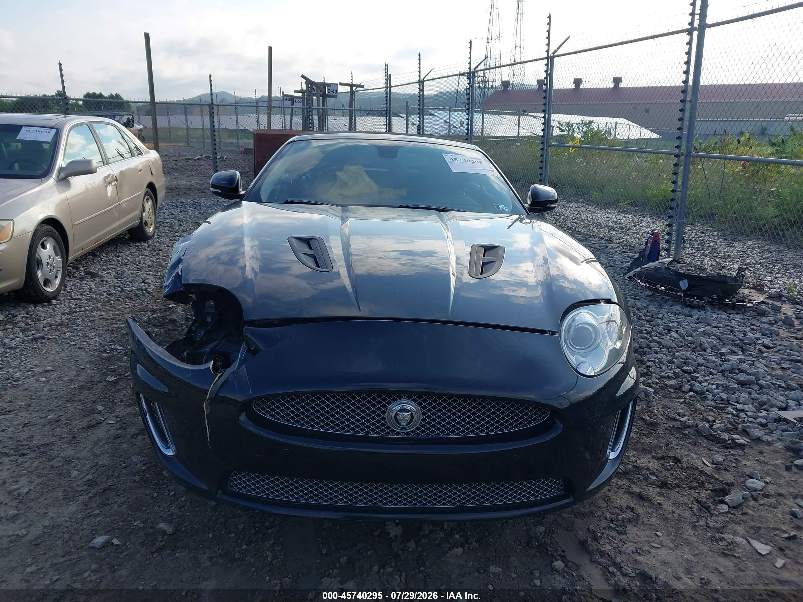 2010 Jaguar Xk Xkr Black vin: SAJWA4EC8AMB35565