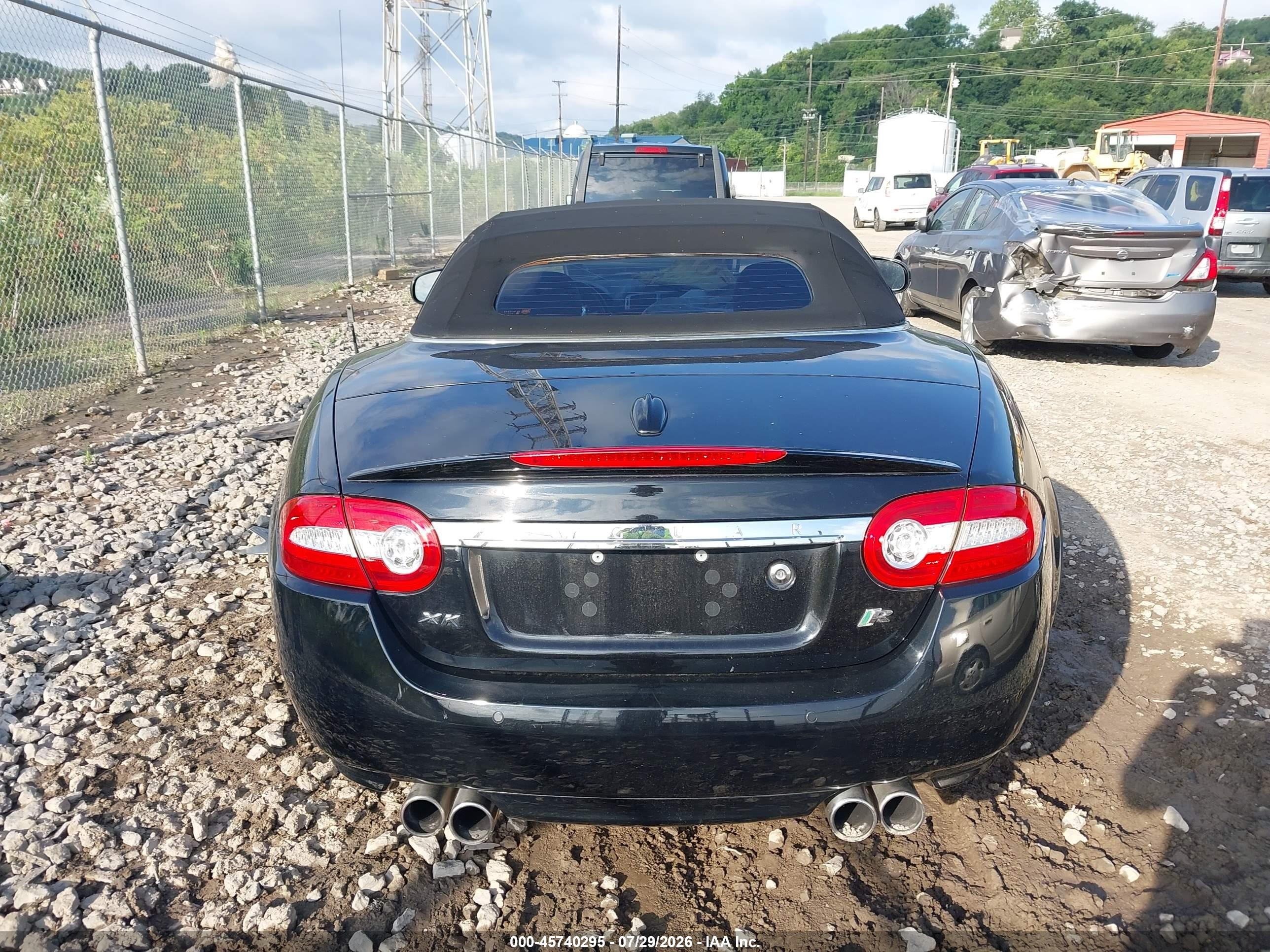 2010 Jaguar Xk Xkr Black vin: SAJWA4EC8AMB35565