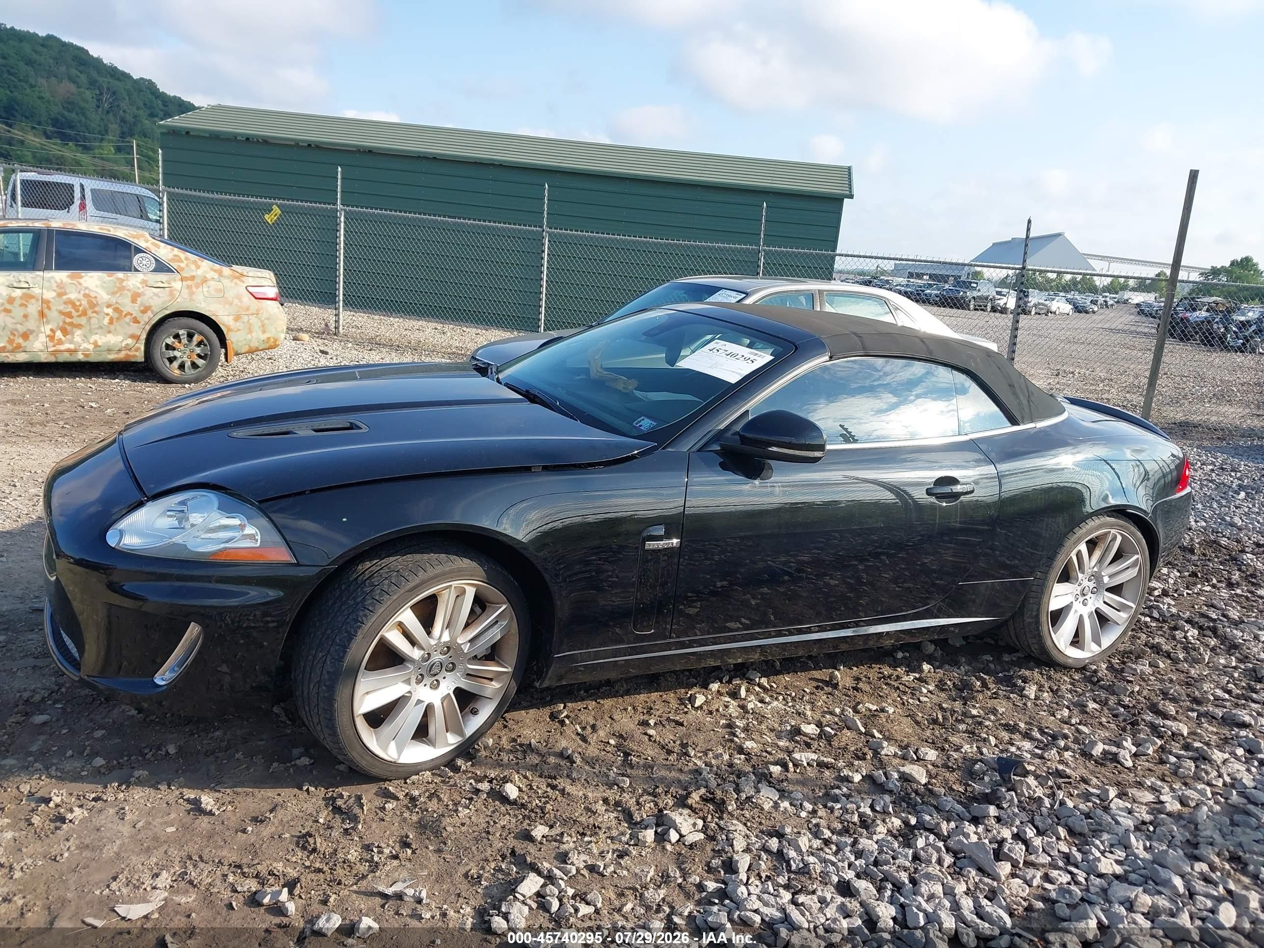 2010 Jaguar Xk Xkr Black vin: SAJWA4EC8AMB35565