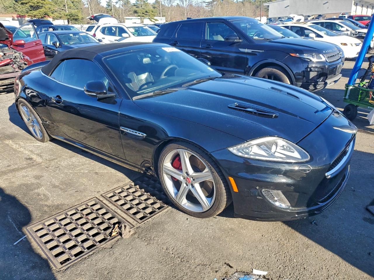 2015 Jaguar Xkr Black vin: SAJWA4EC8FMB55421