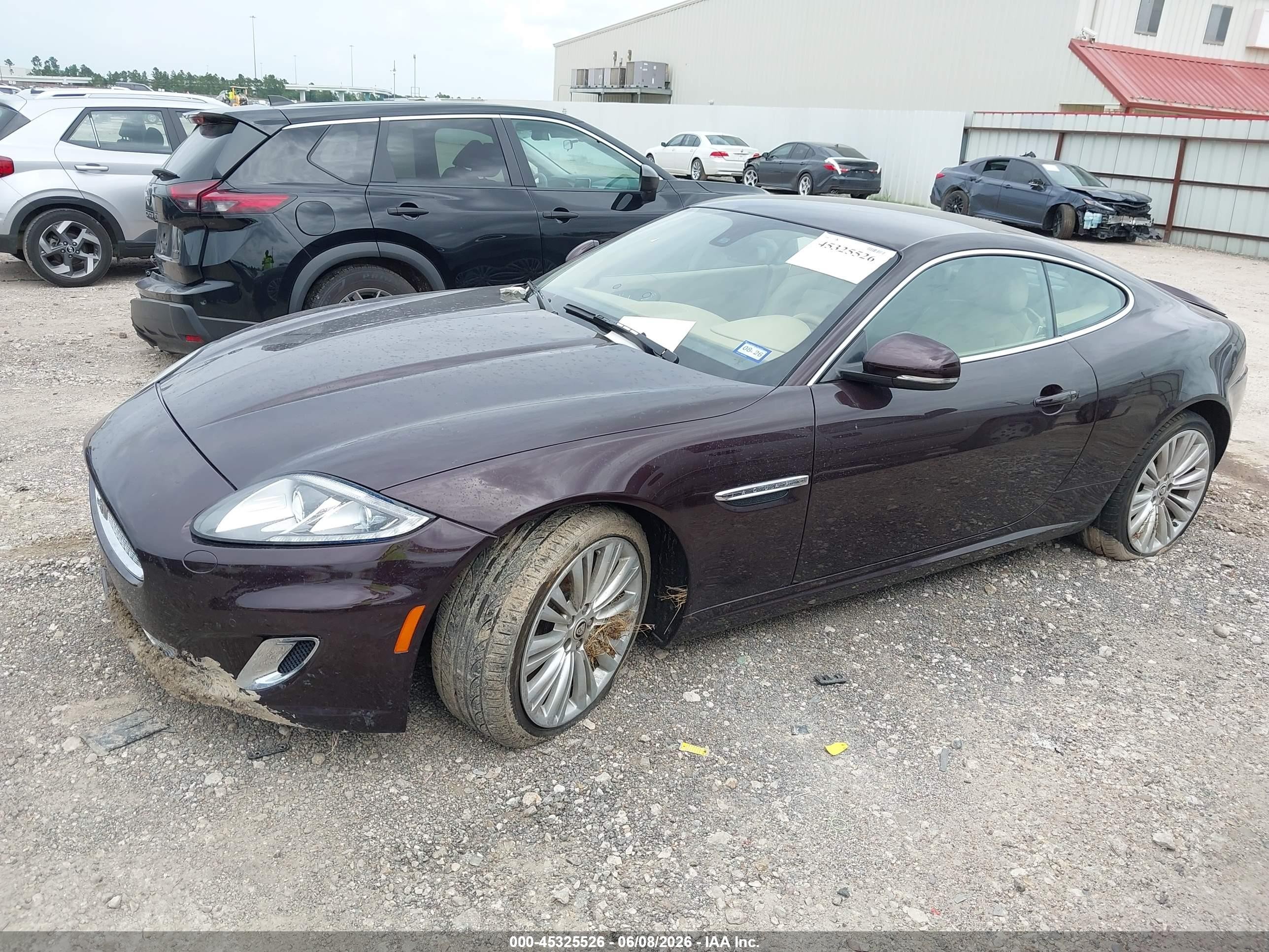 2012 Jaguar Xk   Purple vin: SAJWA4FB1CLB48477