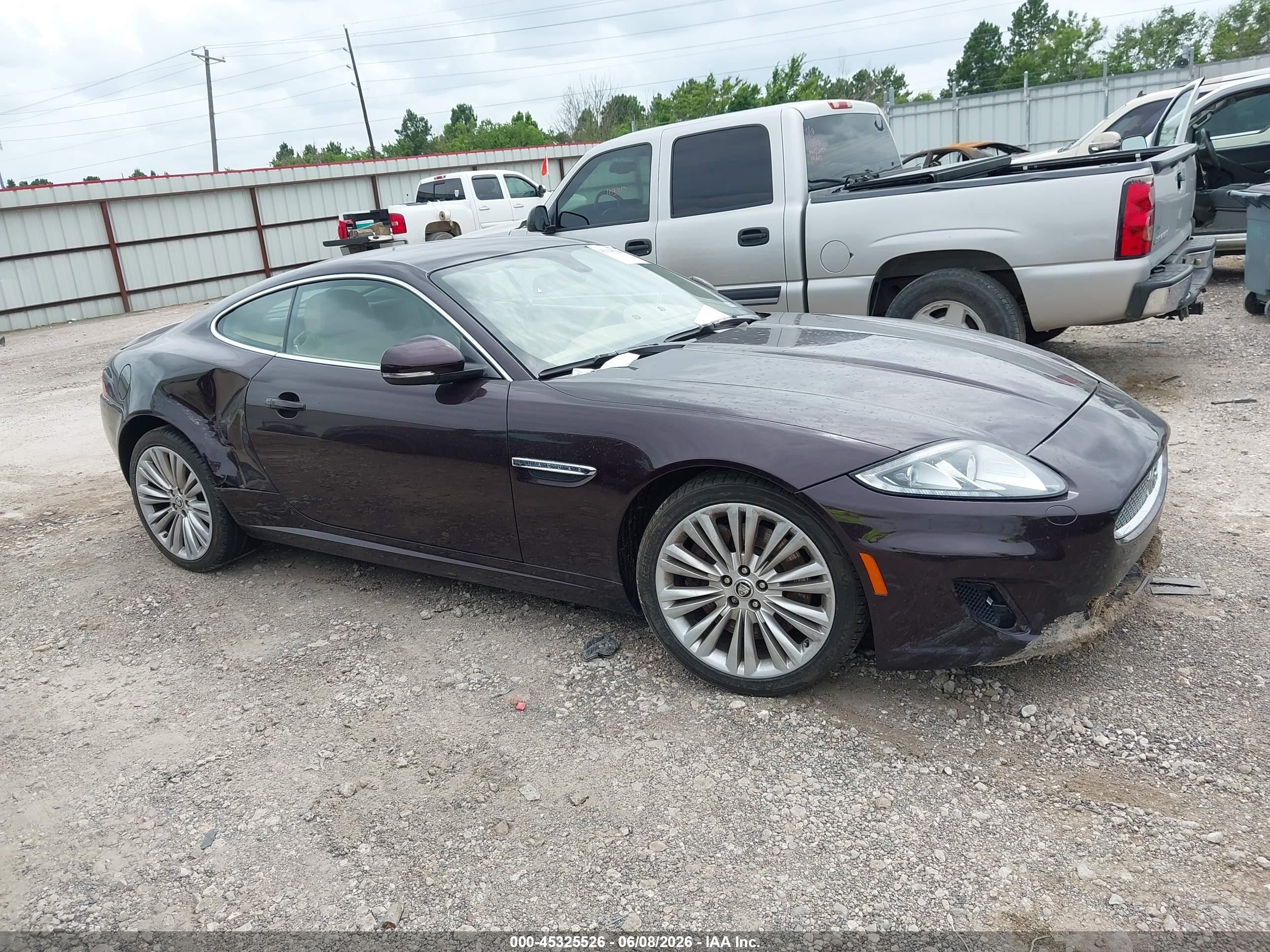 2012 Jaguar Xk   Purple vin: SAJWA4FB1CLB48477