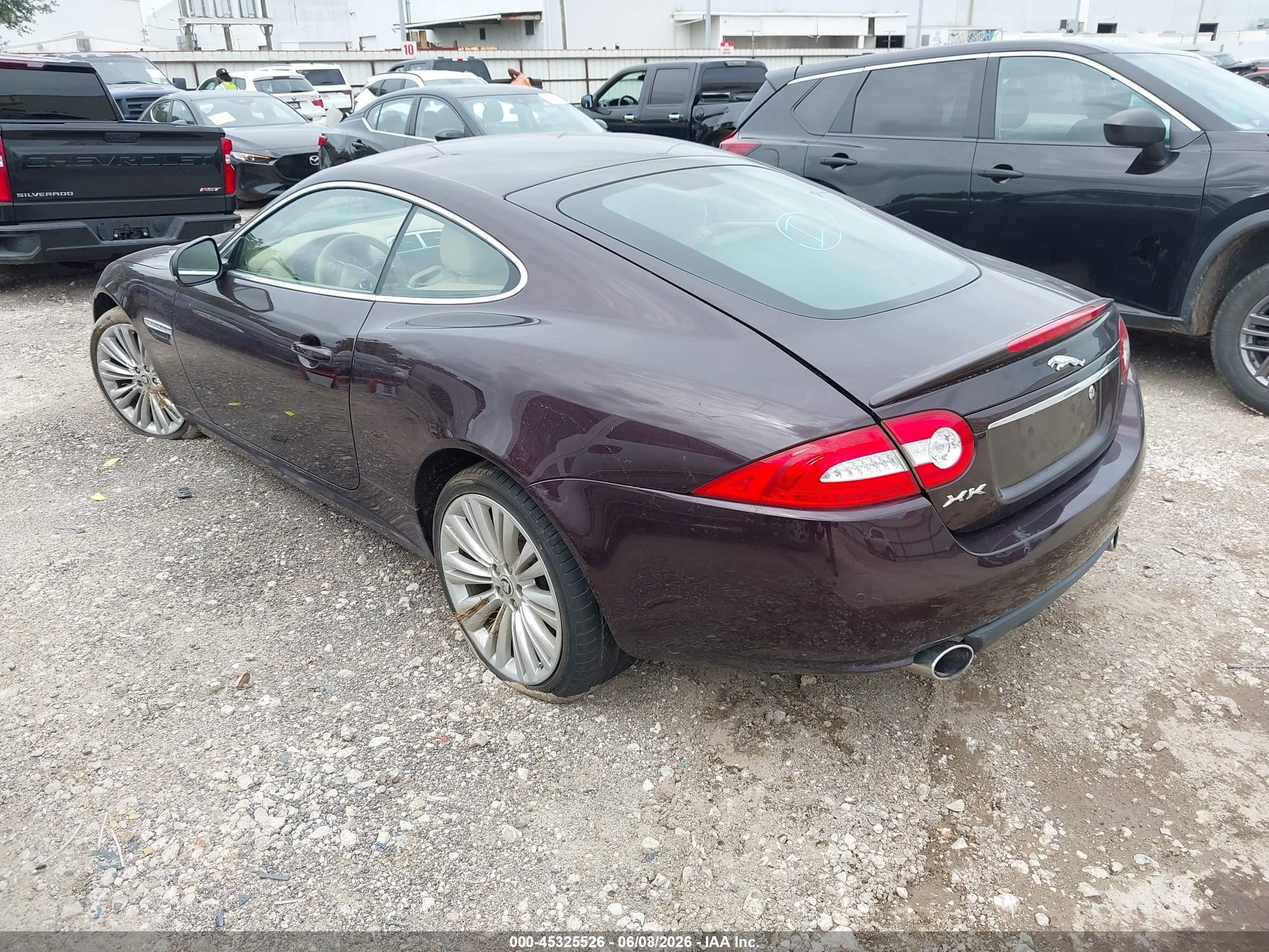 2012 Jaguar Xk   Purple vin: SAJWA4FB1CLB48477
