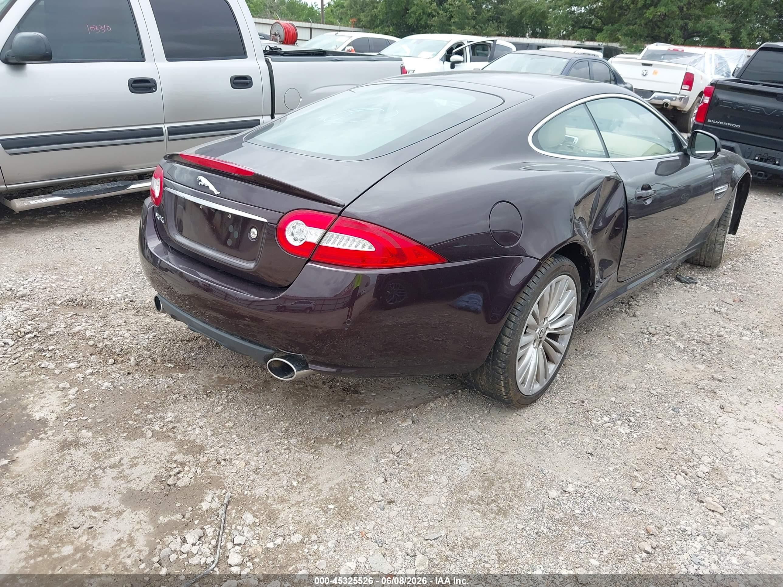 2012 Jaguar Xk   Purple vin: SAJWA4FB1CLB48477