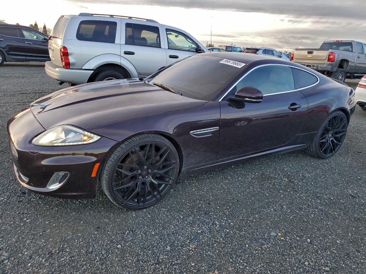 2012 Jaguar Xk Burgundy vin: SAJWA4FB5CLB46697