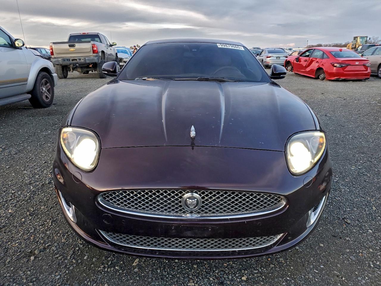 2012 Jaguar Xk Бордовый vin: SAJWA4FB5CLB46697
