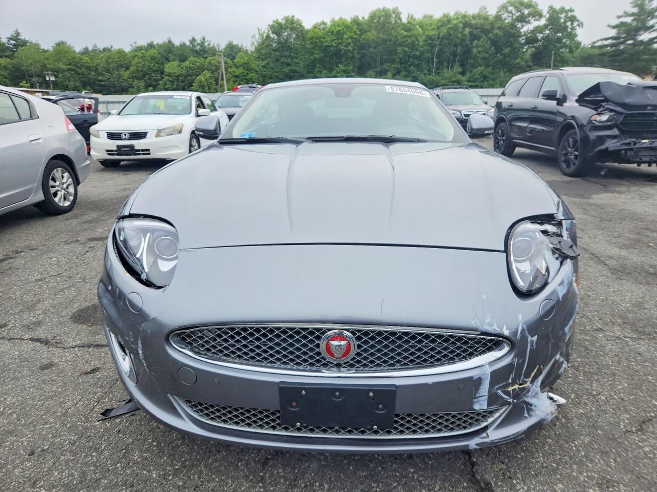 2014 Jaguar Xk Silver vin: SAJWA4FB6ELB54620