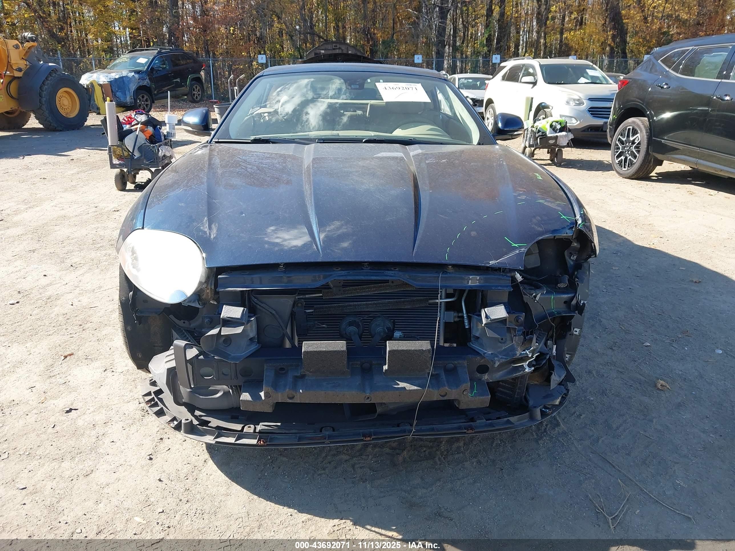 2010 Jaguar Xk   Blue vin: SAJWA4GB5ALB37347