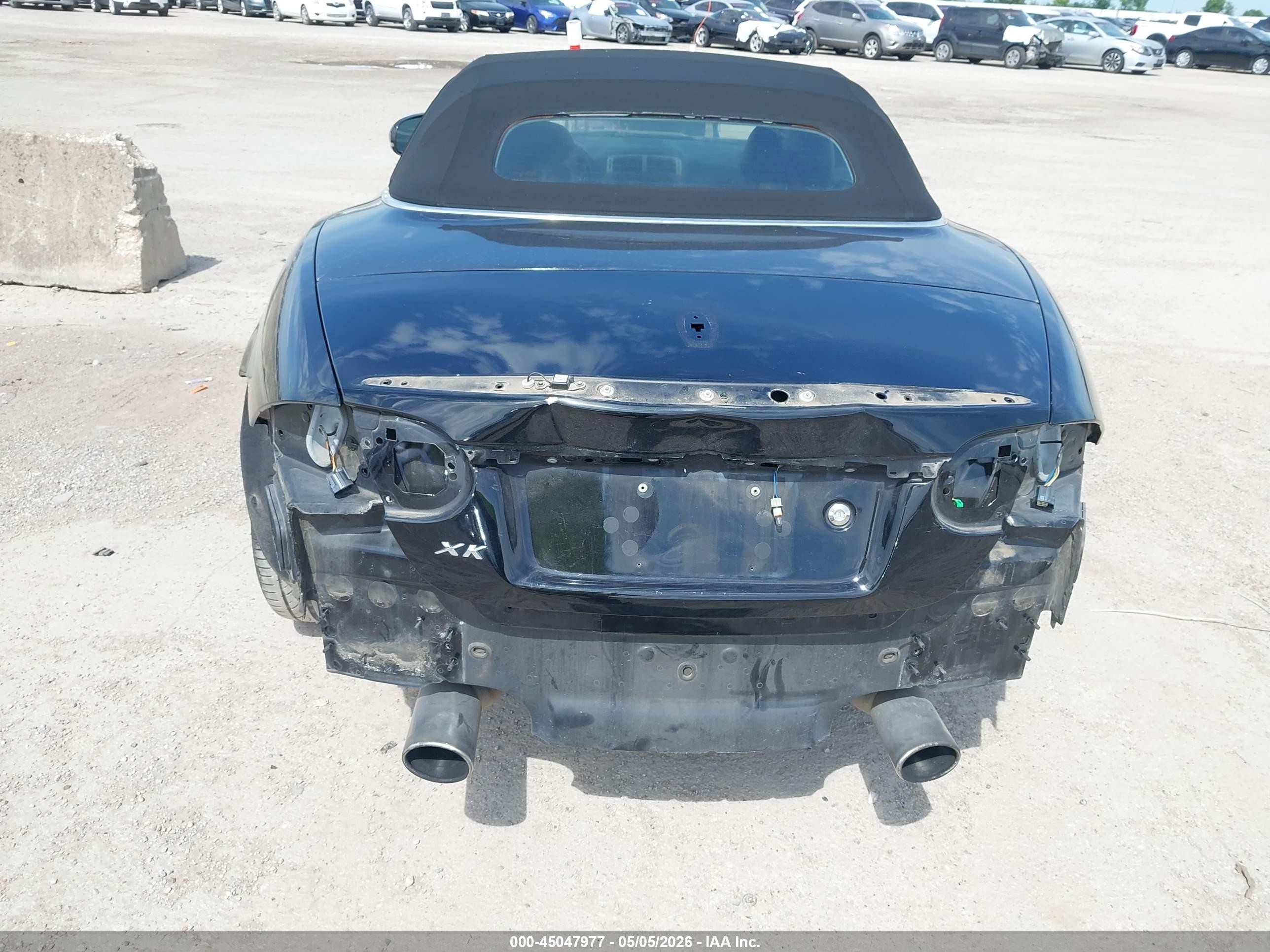 2011 Jaguar Xk   Черный vin: SAJWA4GB6BLB44826