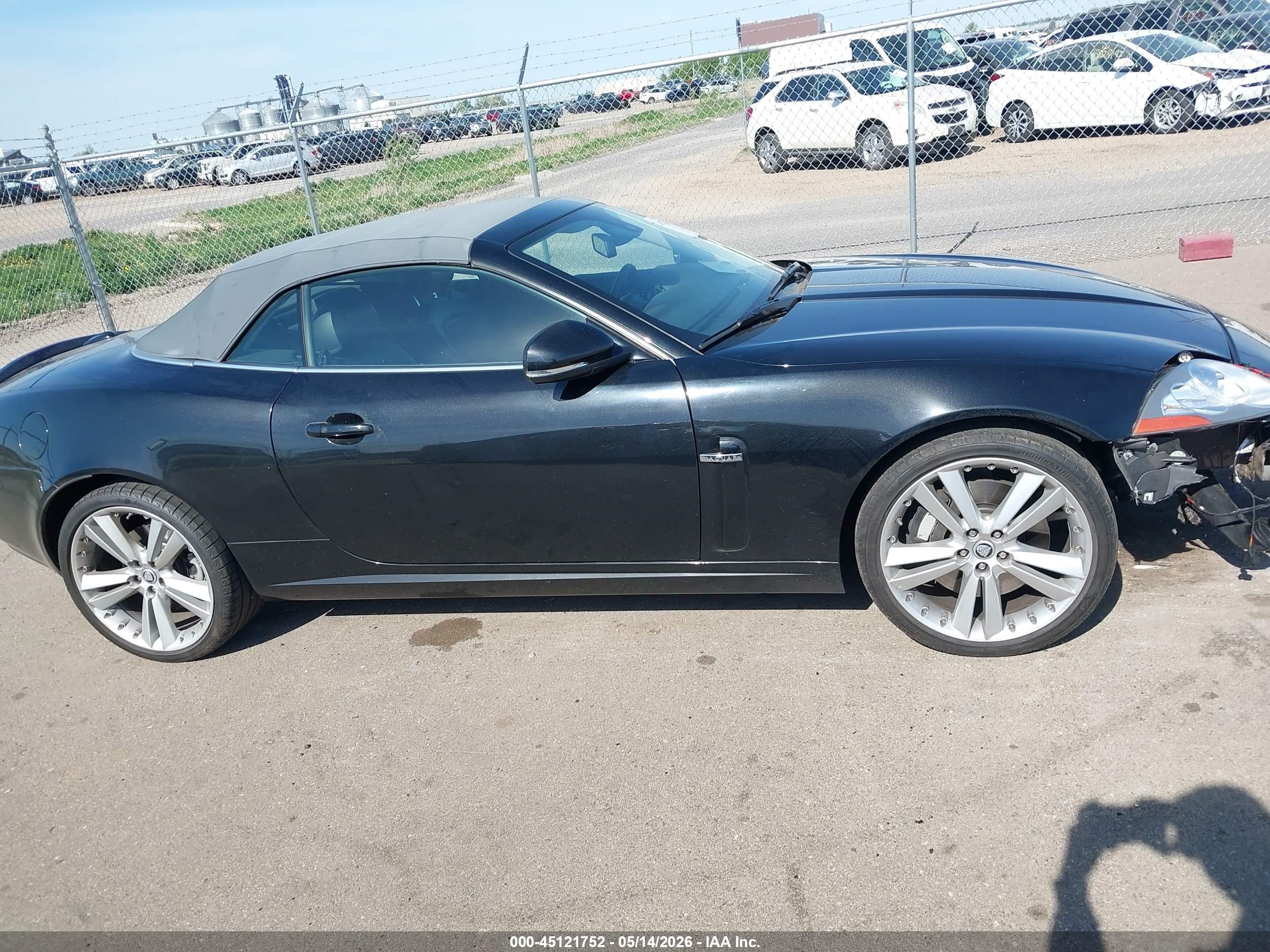 2010 Jaguar Xk Черный vin: SAJWA4GB7ALB32960