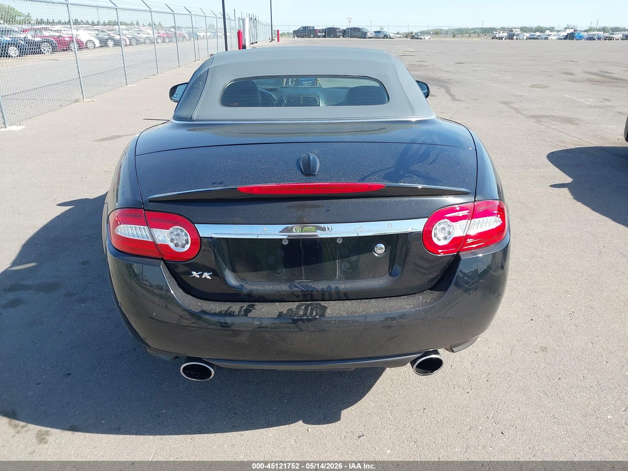 2010 Jaguar Xk Черный vin: SAJWA4GB7ALB32960