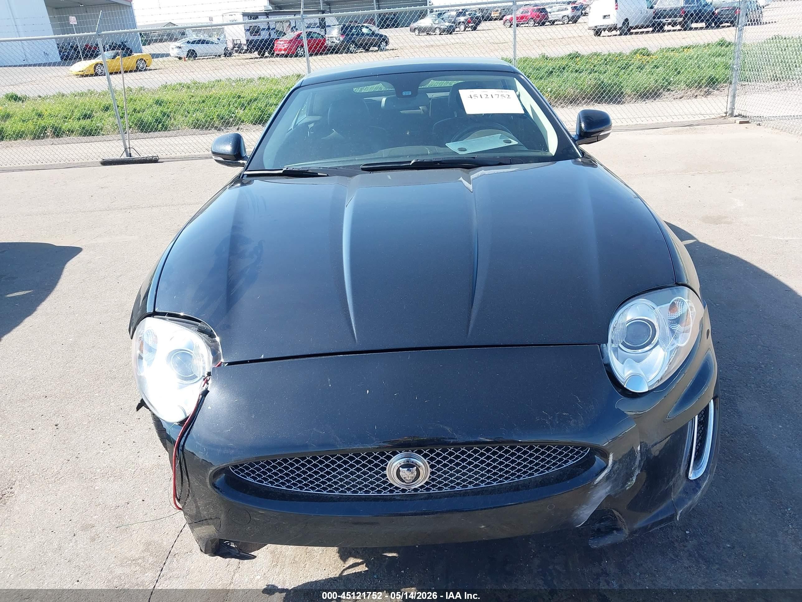 2010 Jaguar Xk Черный vin: SAJWA4GB7ALB32960