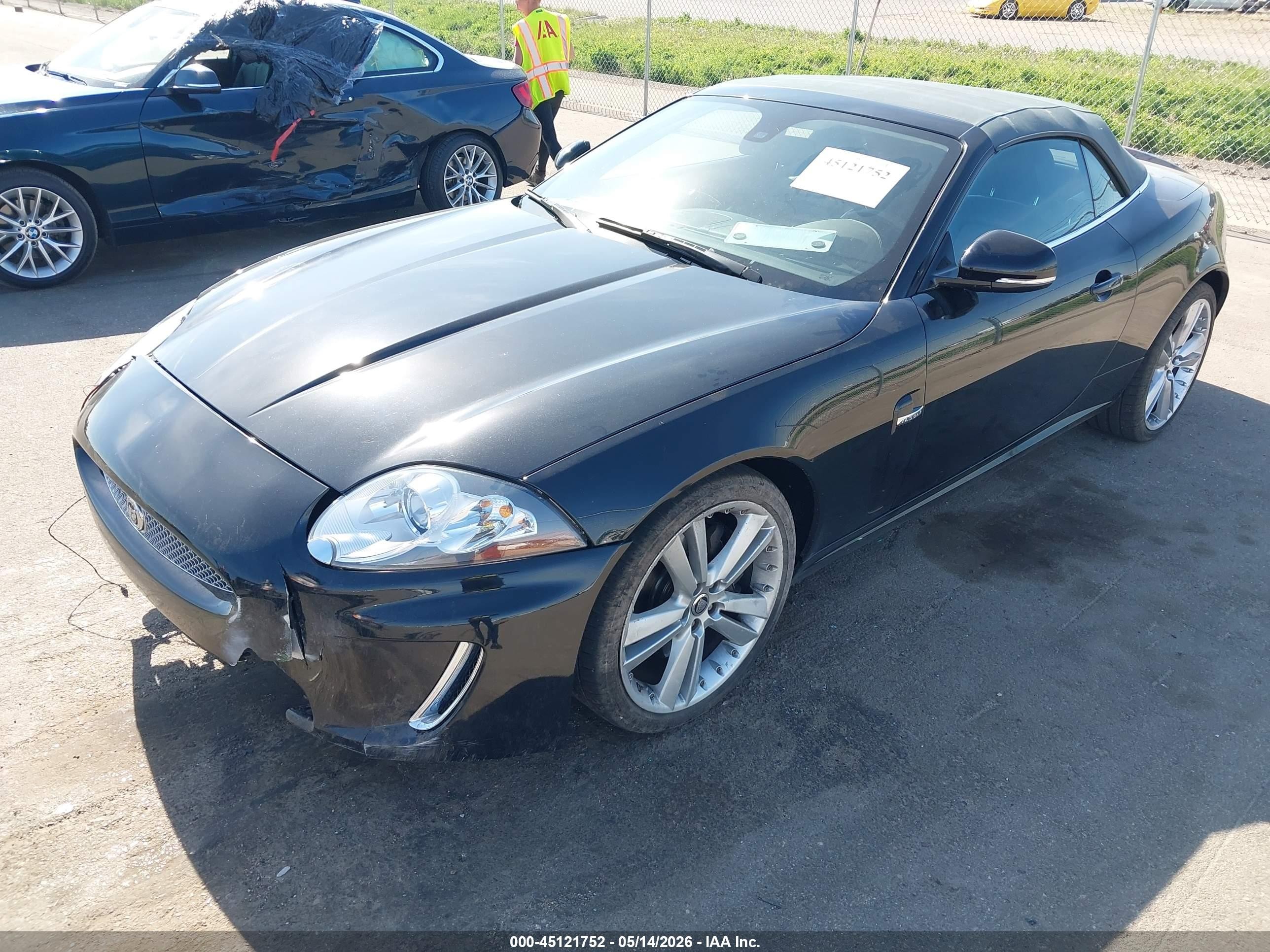 2010 Jaguar Xk Черный vin: SAJWA4GB7ALB32960