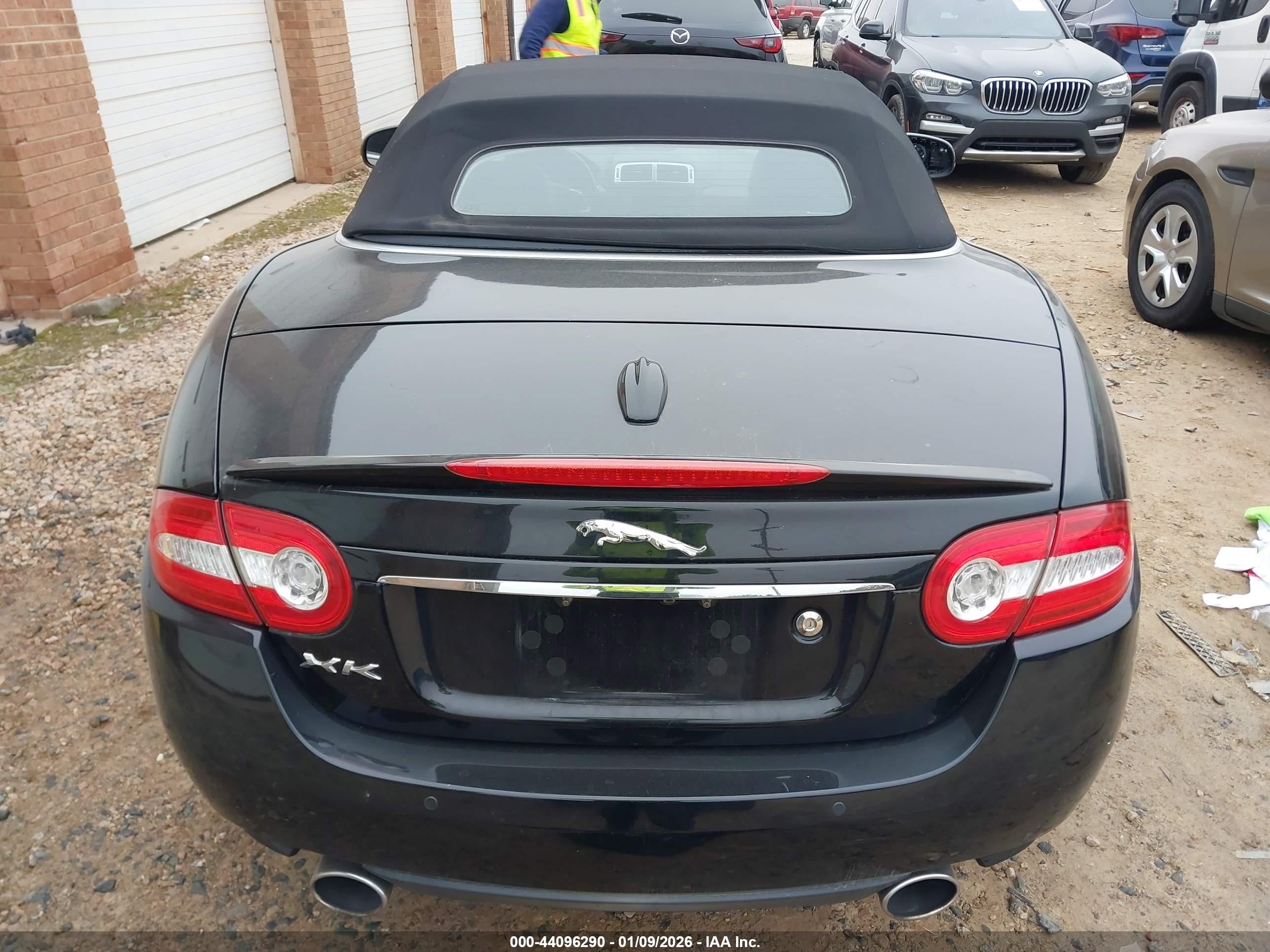 2012 Jaguar Xk   Black vin: SAJWA4GB8CLB47647