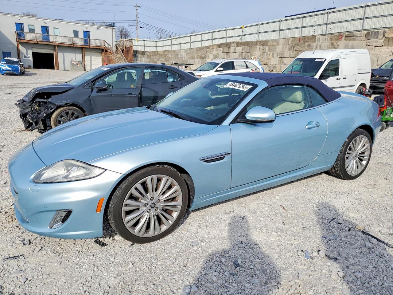 2012 Jaguar Xk Blue vin: SAJWA4GBXCLB46984