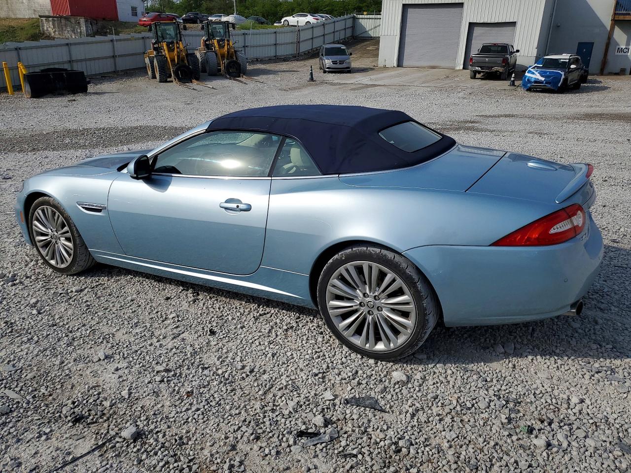 2012 Jaguar Xk Blue vin: SAJWA4GBXCLB46984