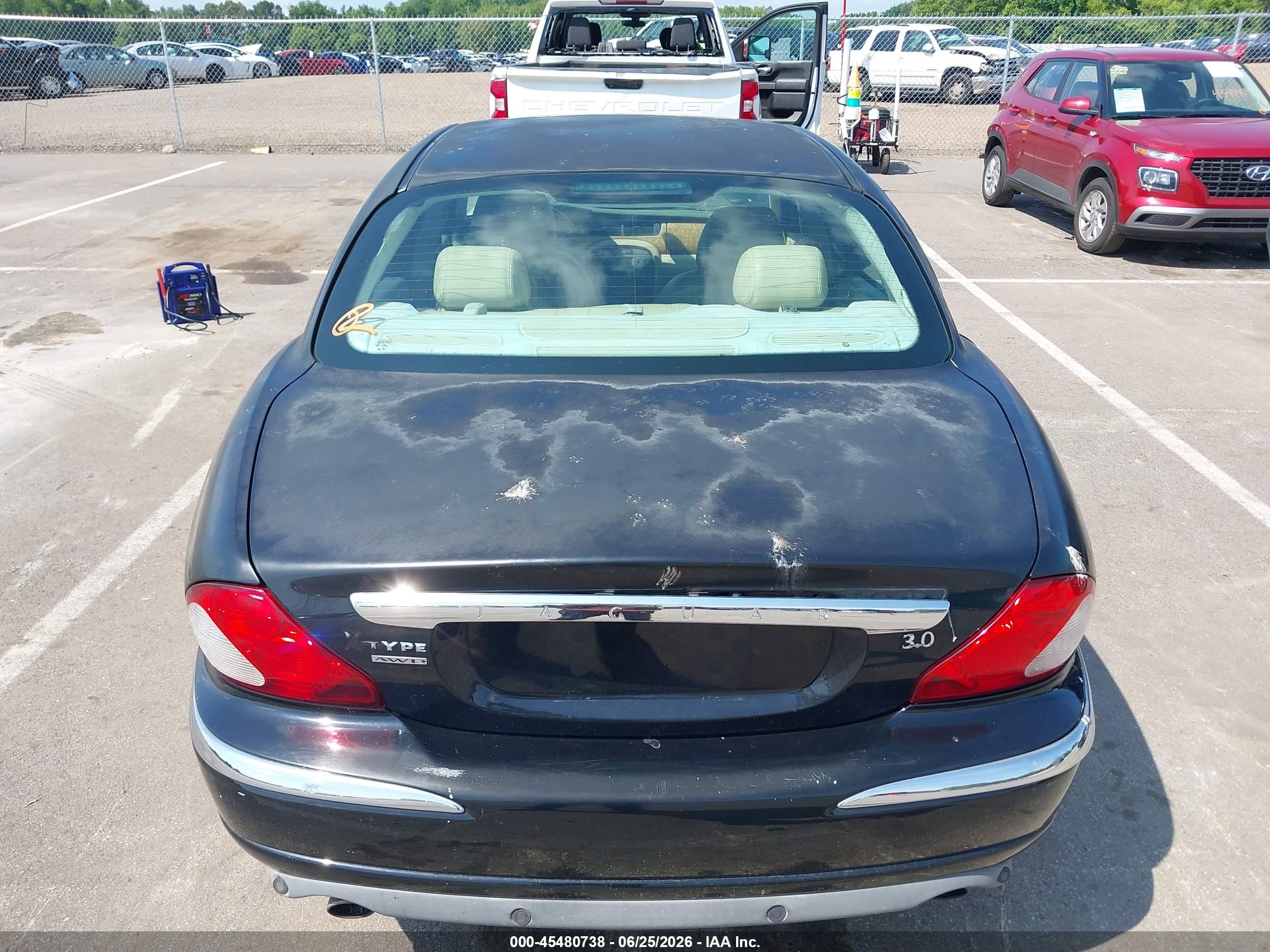 2005 Jaguar X-type 3.0 Black vin: SAJWA51A45WE56474