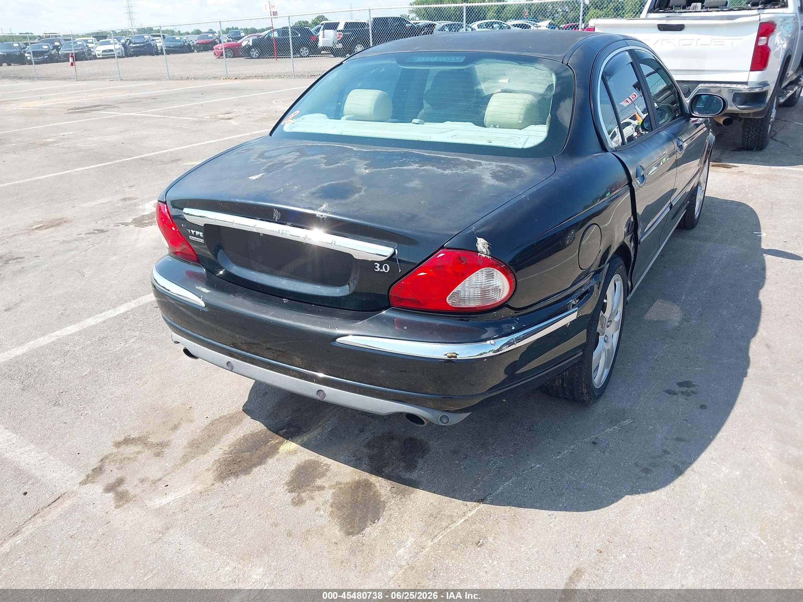 2005 Jaguar X-type 3.0 Black vin: SAJWA51A45WE56474