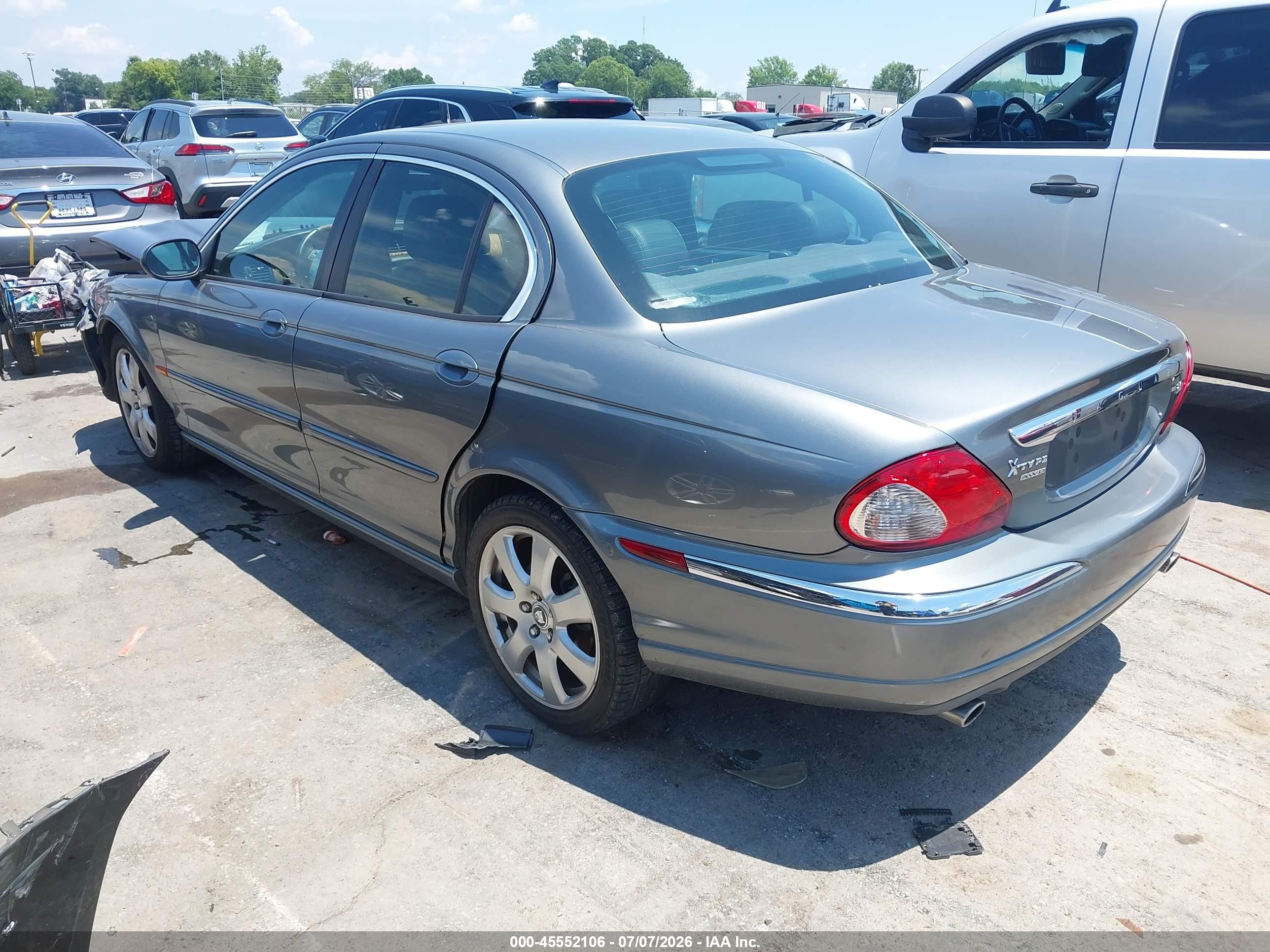 2005 Jaguar X-type 3.0 Gray vin: SAJWA51A65WE60221