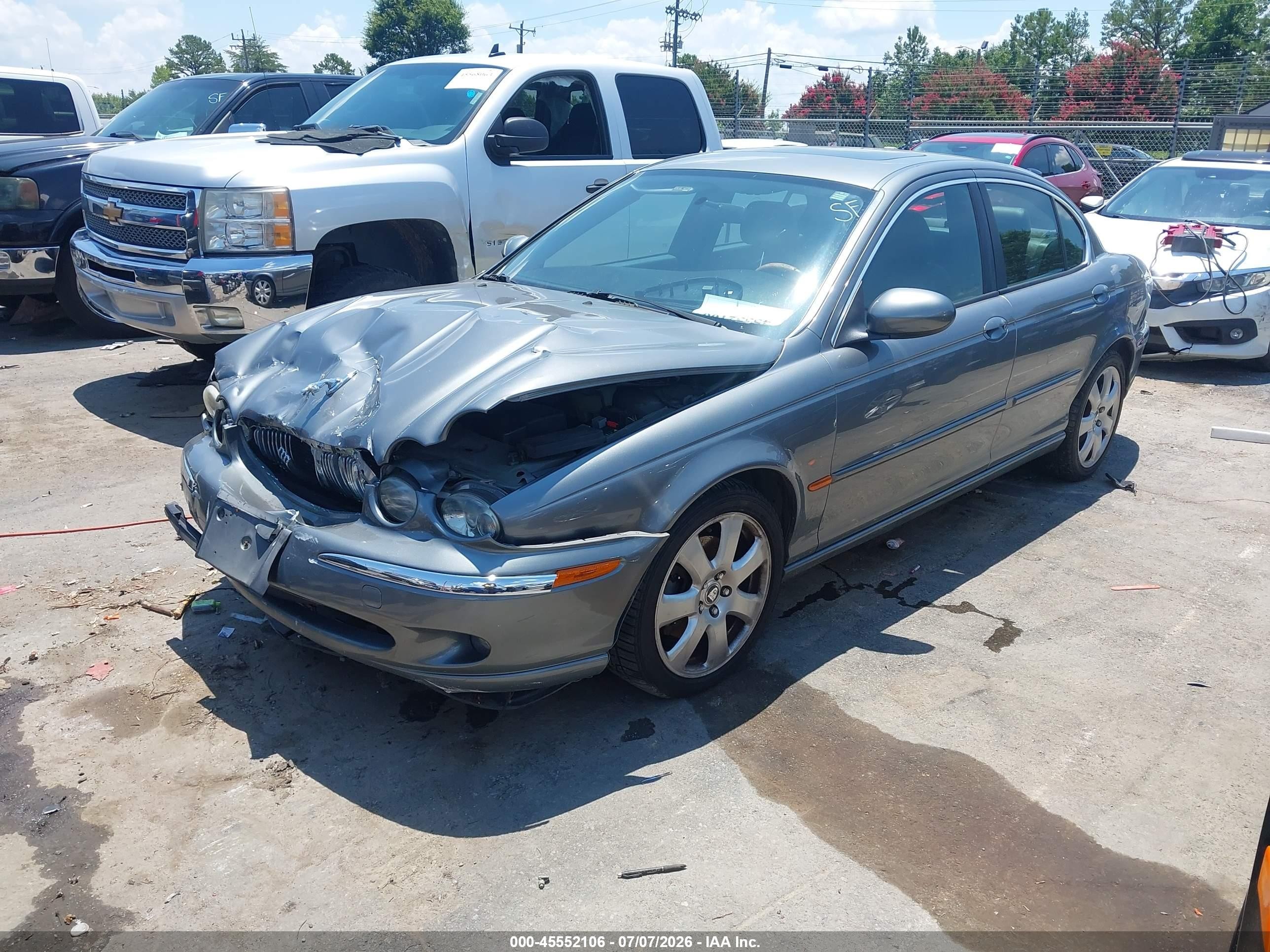 2005 Jaguar X-type 3.0 Gray vin: SAJWA51A65WE60221