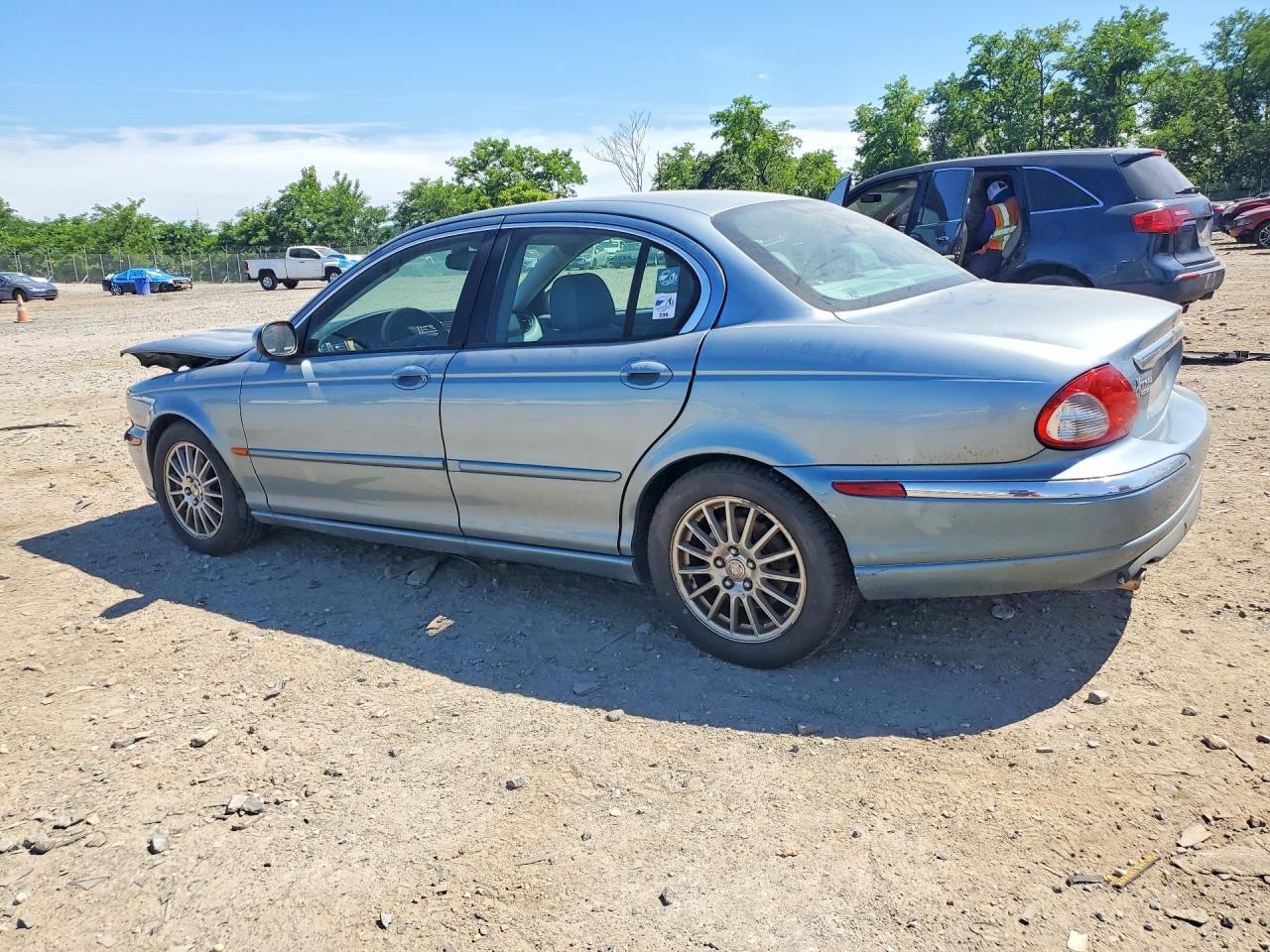 2006 Jaguar X-type 3.0 Синий vin: SAJWA51A66WE86318