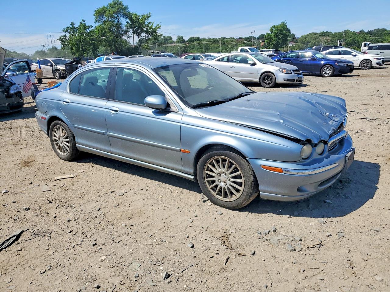 2006 Jaguar X-type 3.0 Синий vin: SAJWA51A66WE86318