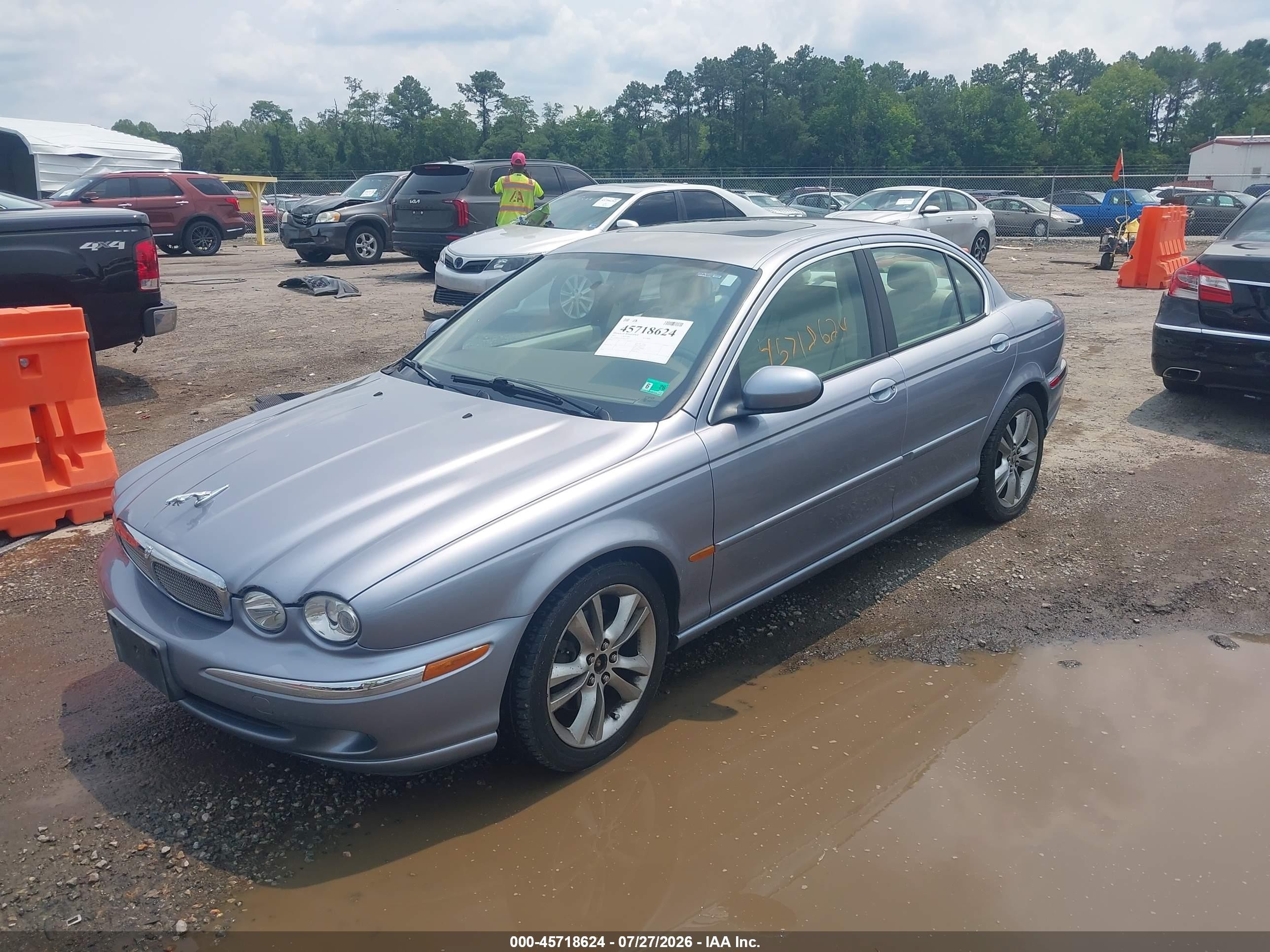2007 Jaguar X-type 3.0 Серый vin: SAJWA51A87WJ14347