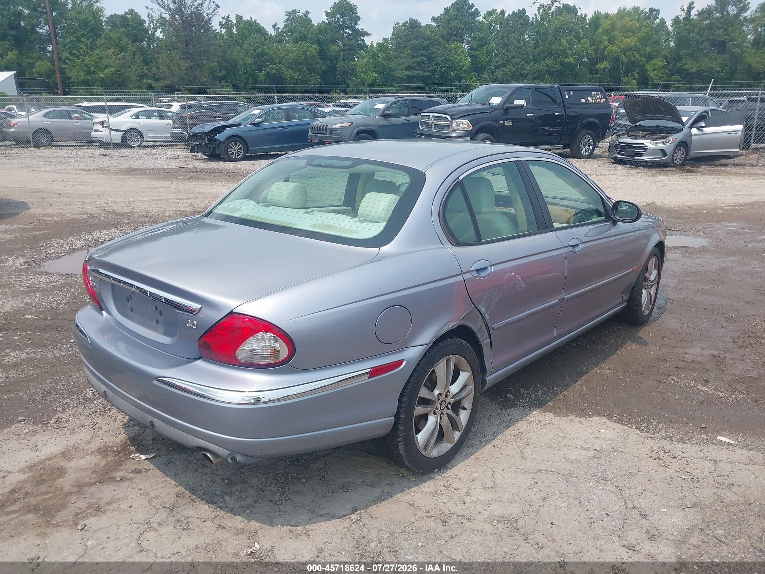 2007 Jaguar X-type 3.0 Серый vin: SAJWA51A87WJ14347
