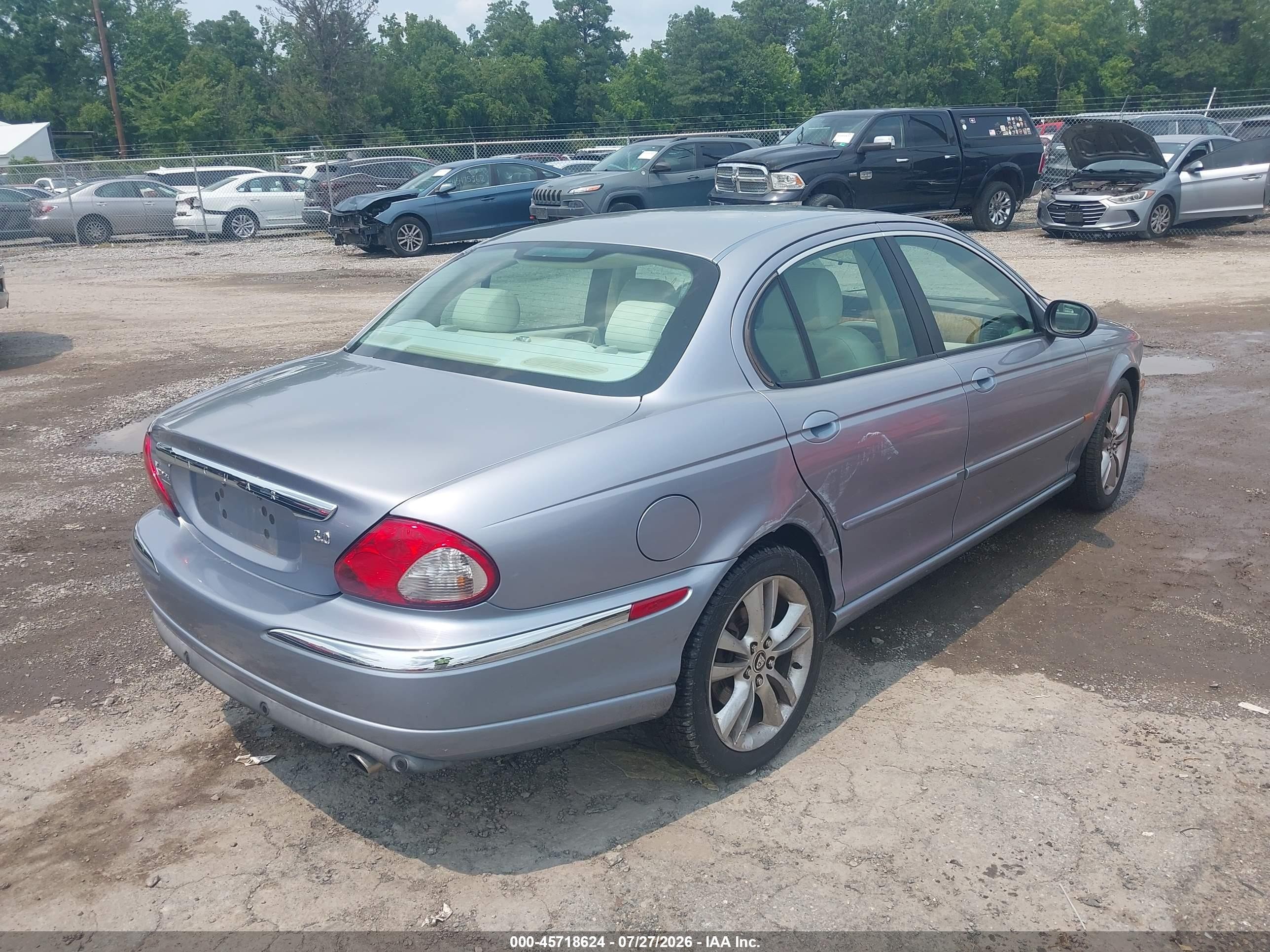 2007 Jaguar X-type 3.0 Серый vin: SAJWA51A87WJ14347