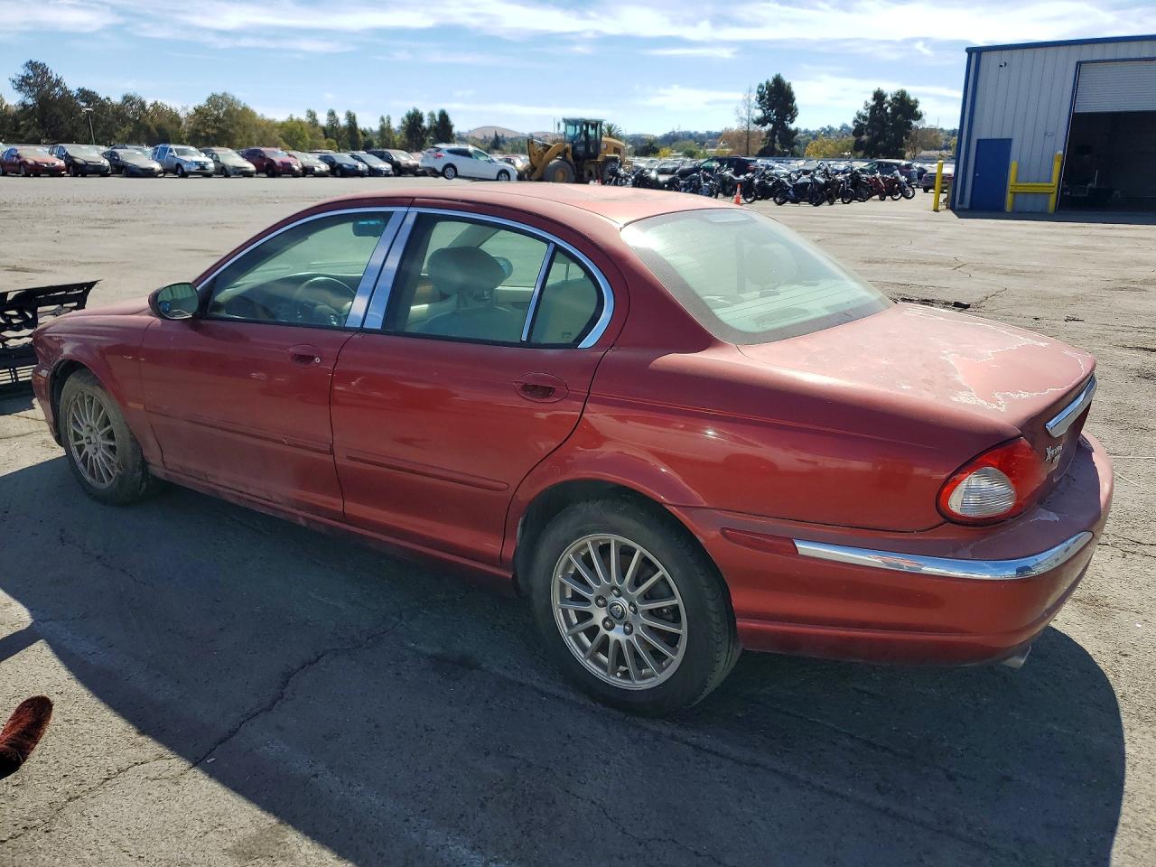 2007 Jaguar X-type 3.0 Burgundy vin: SAJWA51AX7WJ17296