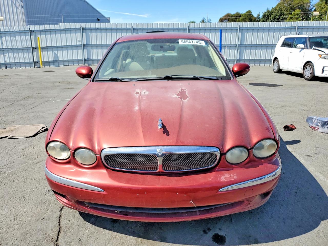 2007 Jaguar X-type 3.0 Burgundy vin: SAJWA51AX7WJ17296